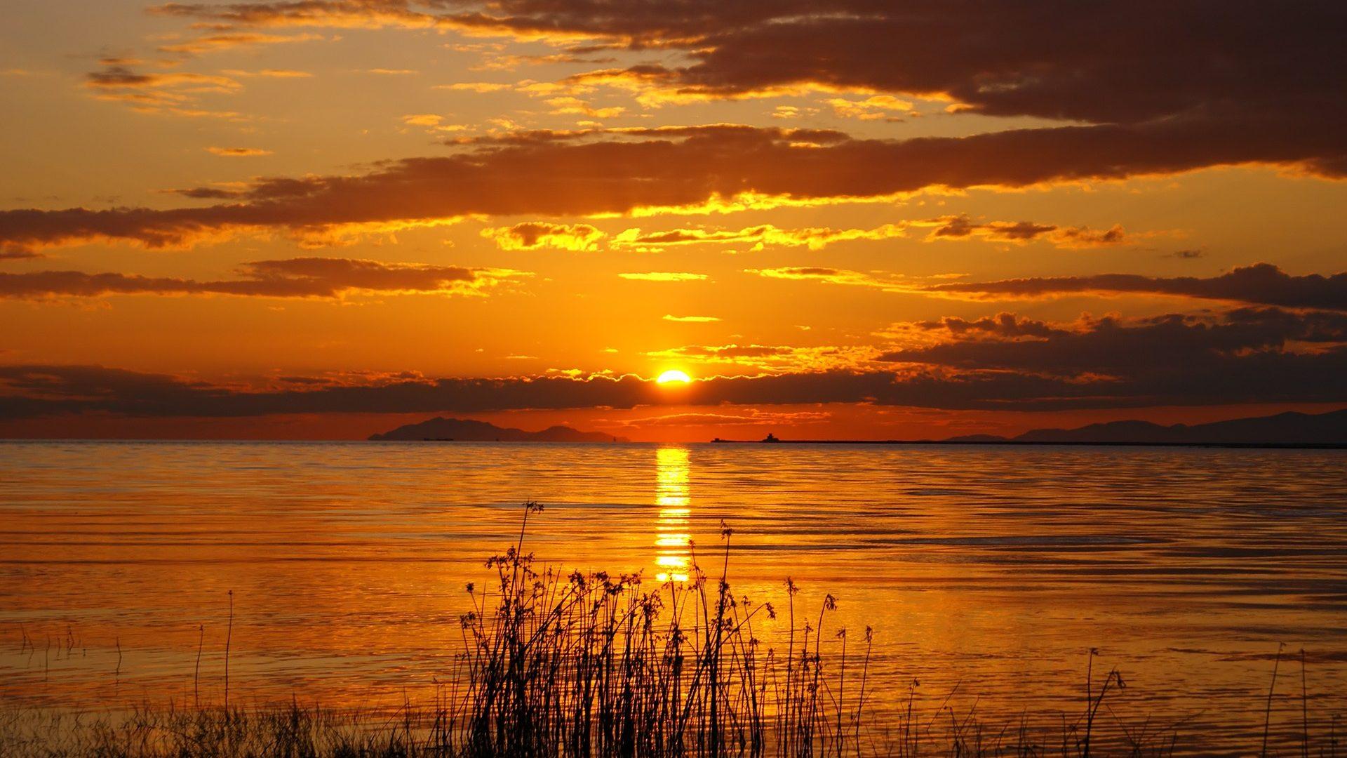 Golden Sunset Wallpapers Wallpaper Cave