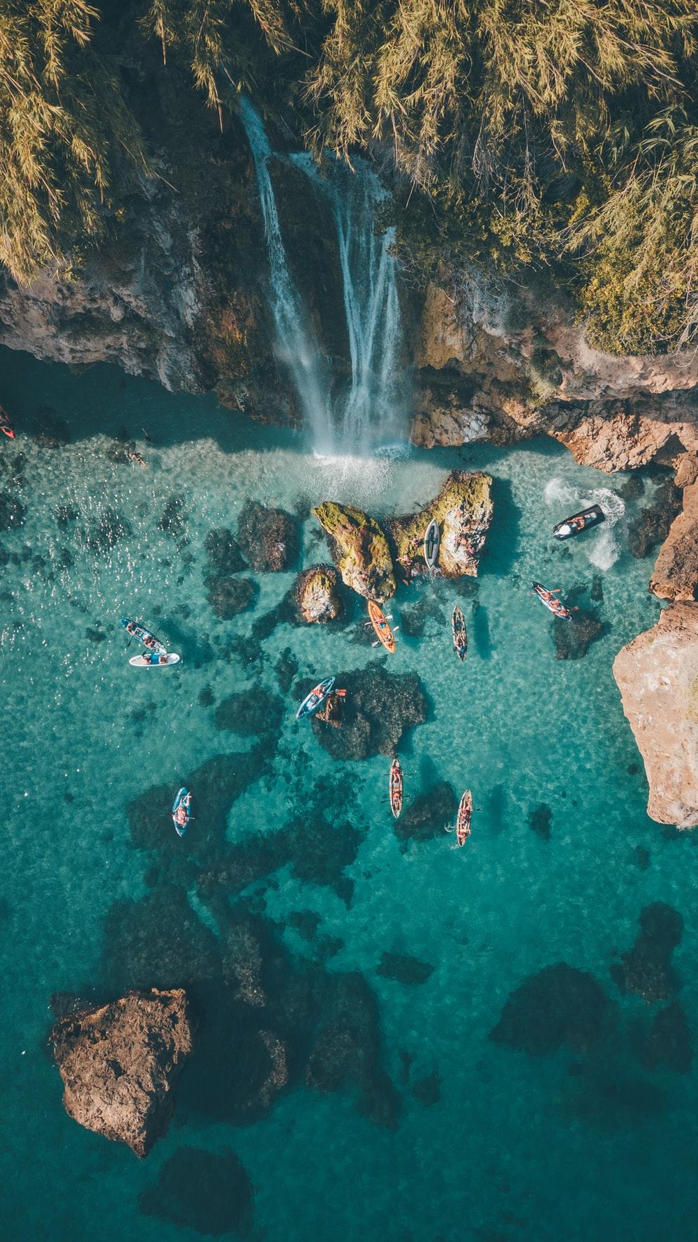 Underwater Waterfall Wallpapers Wallpaper Cave