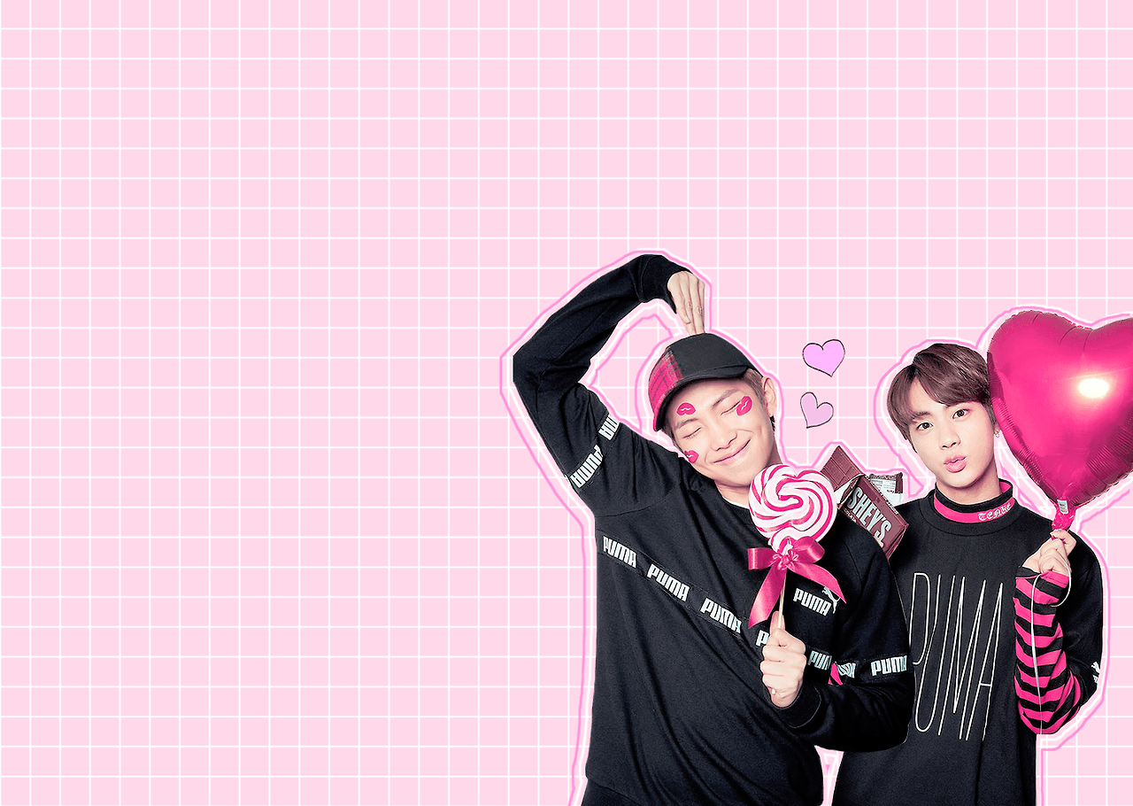 BTS Pink Wallpapers Wallpaper Cave