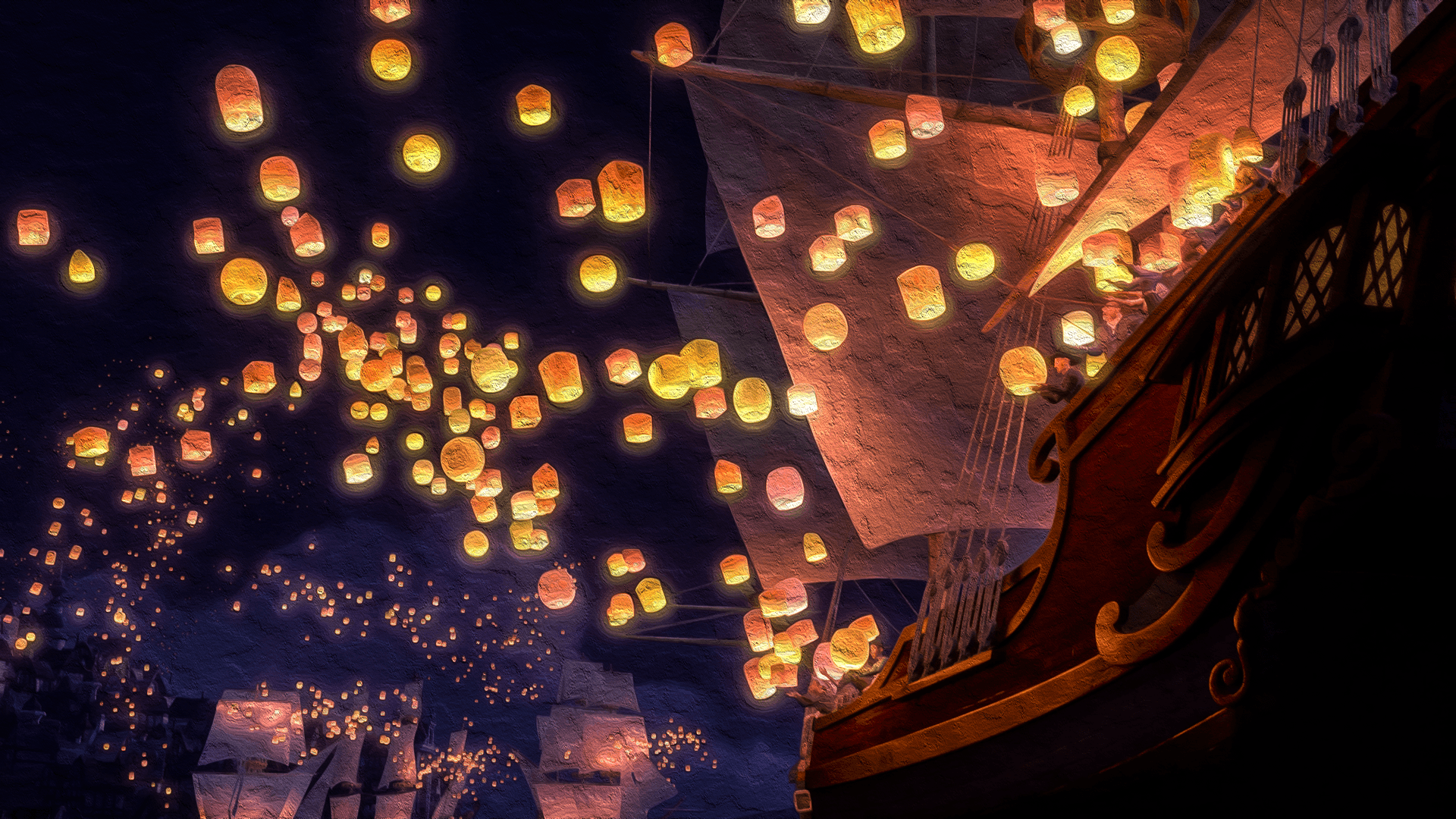 Night Lanterns Wallpapers Wallpaper Cave