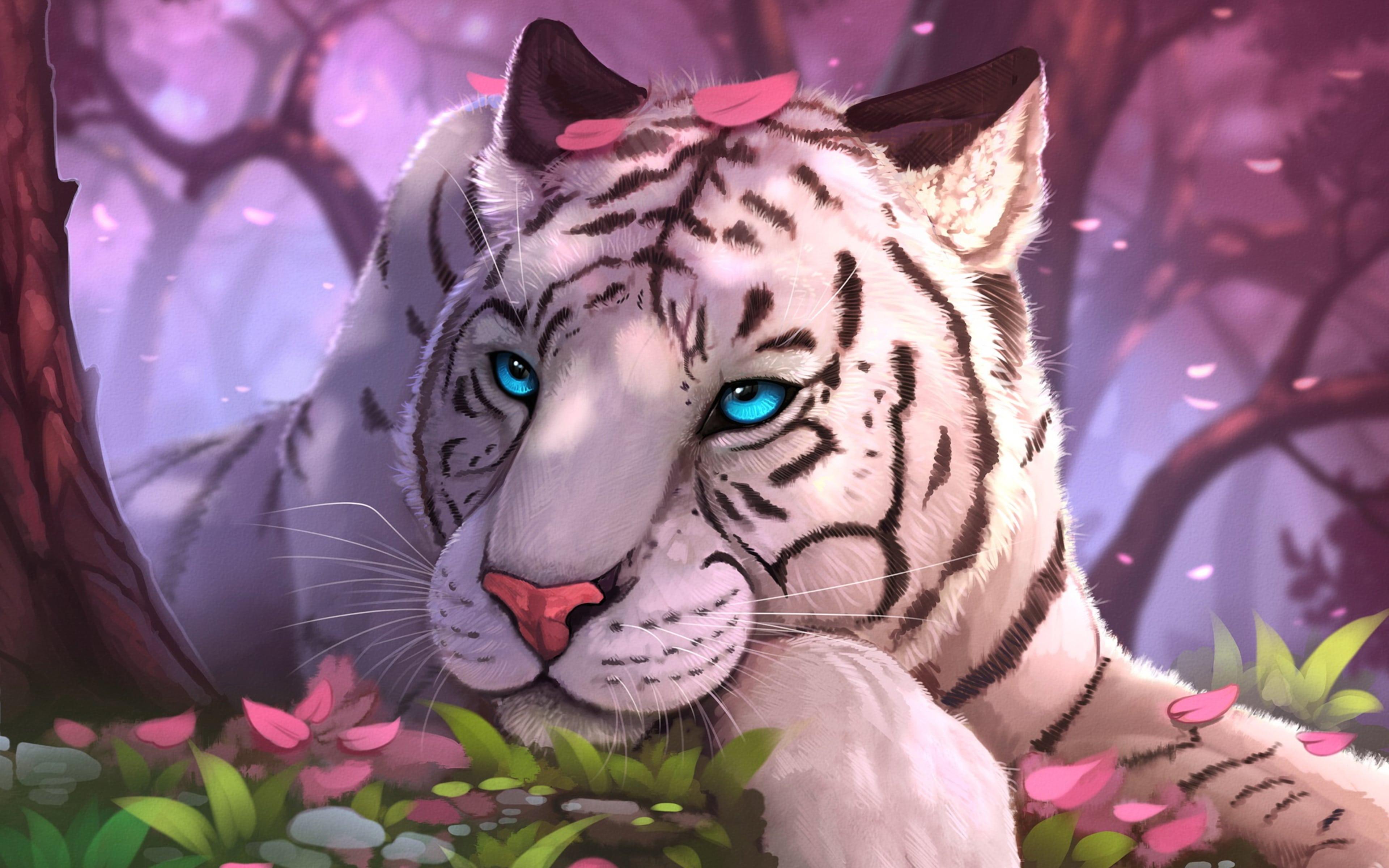 Pink Tiger Wallpapers Wallpaper Cave