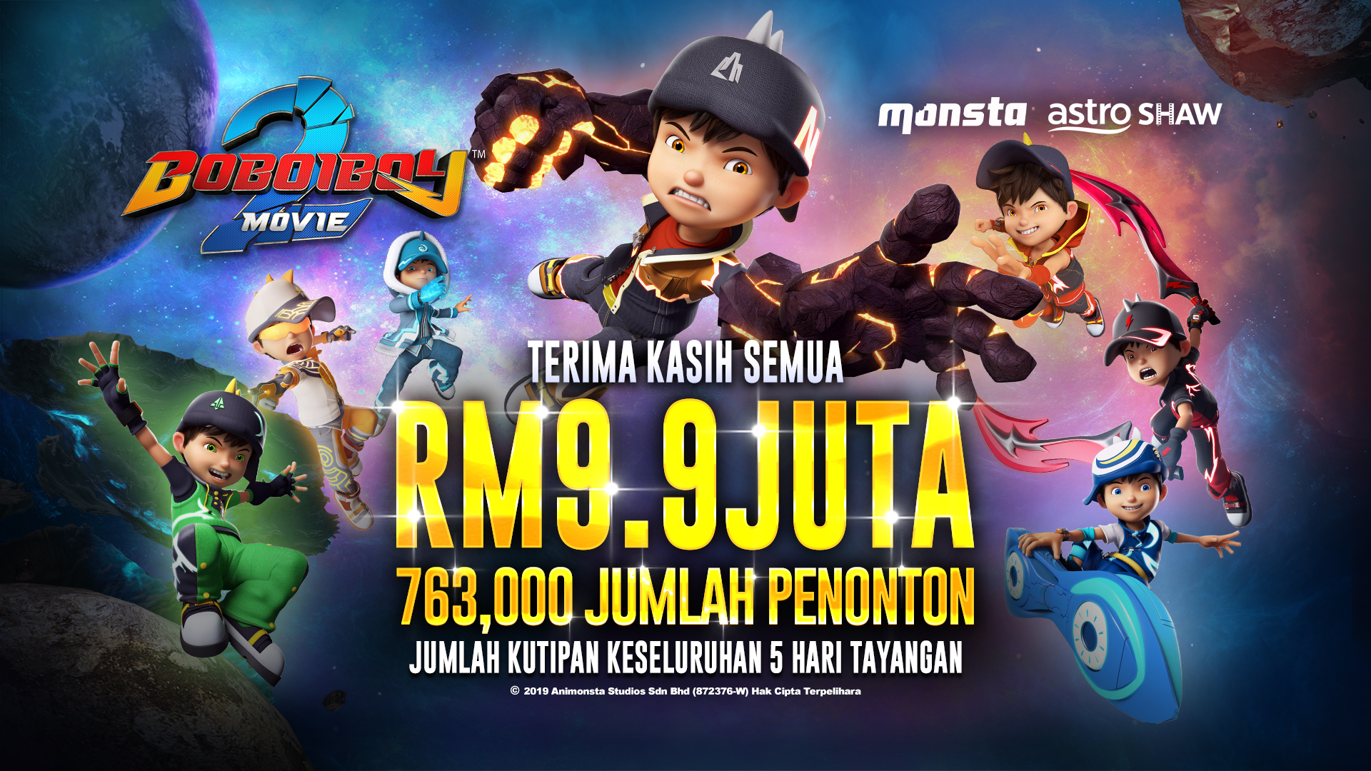 Boboiboy Movie 2 Wallpapers Wallpaper Cave