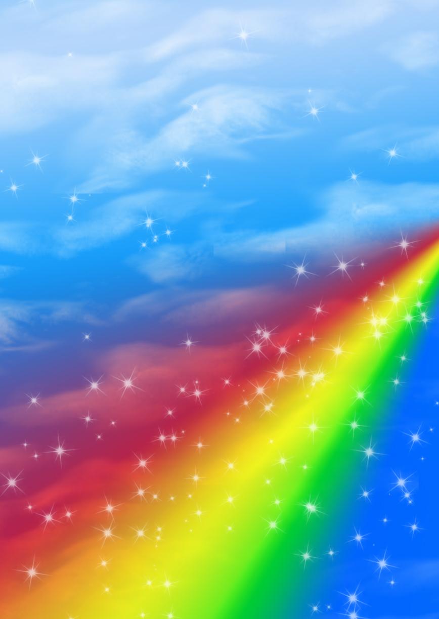 Blue Sky Rainbow Wallpapers Wallpaper Cave