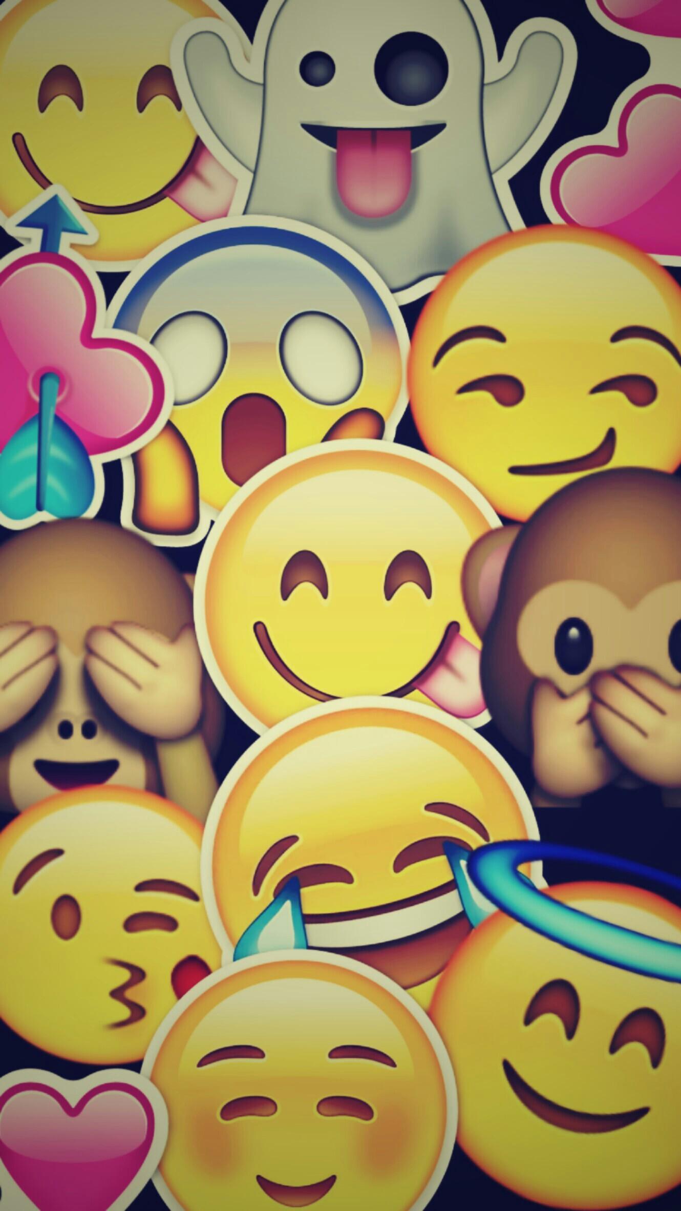 Emoji Phone Wallpapers Wallpaper Cave