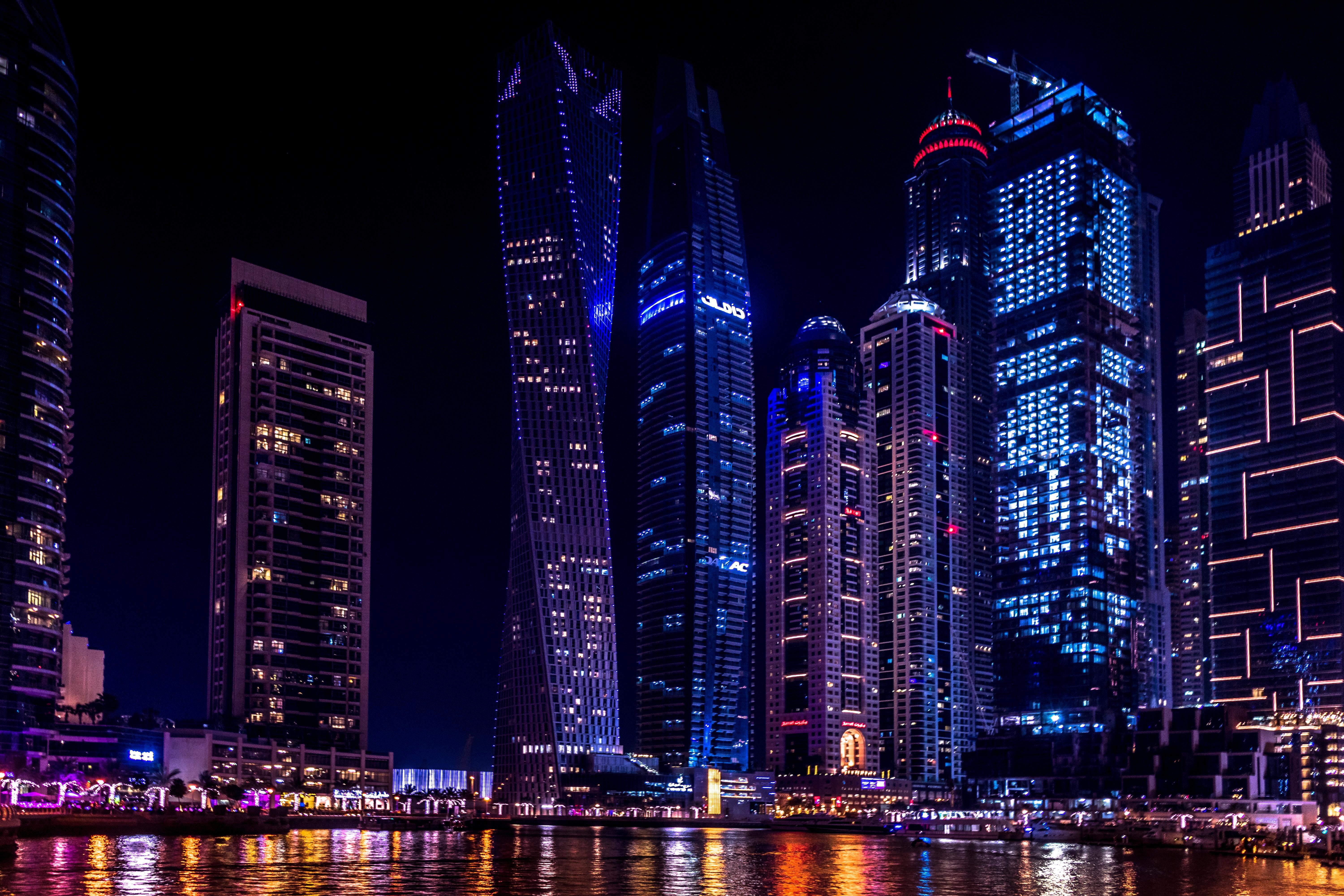 Downtown Dubai Cityscape Wallpapers Wallpaper Cave