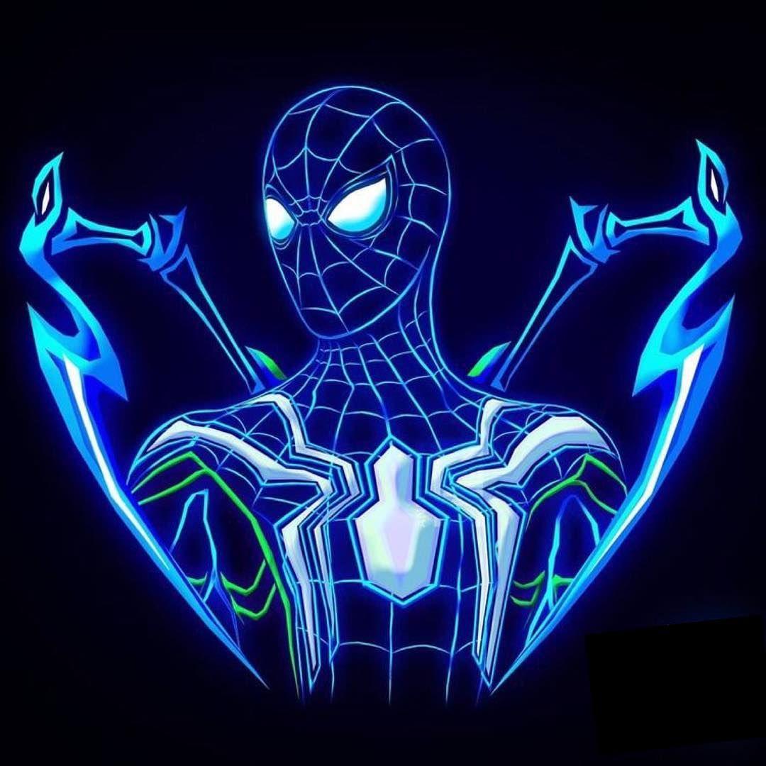SpiderMan Neon Wallpapers Wallpaper Cave