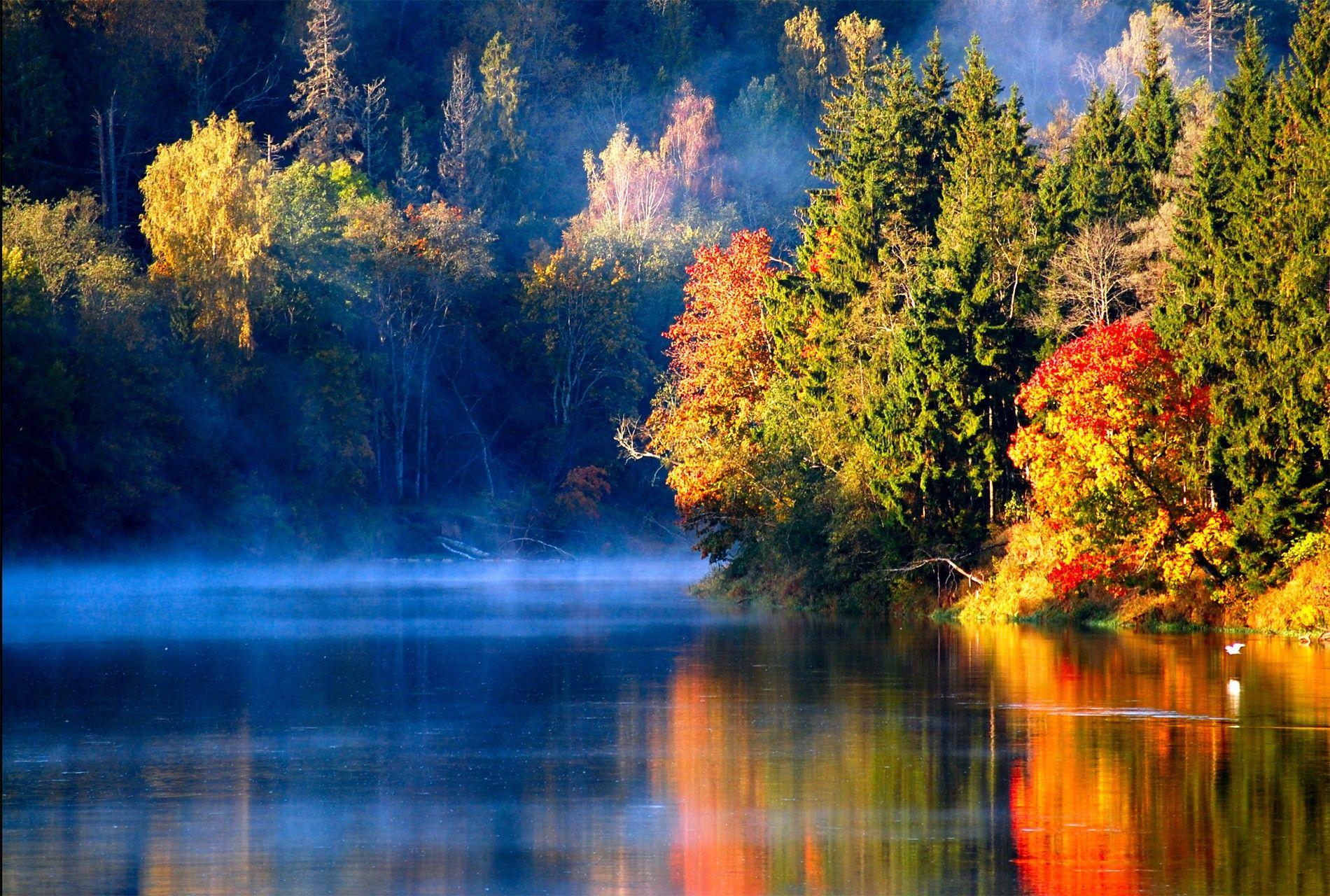 Late Autumn Lake View Wallpapers Wallpaper Cave
