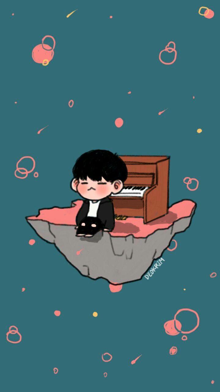 Jungkook Cartoon Wallpapers Wallpaper Cave