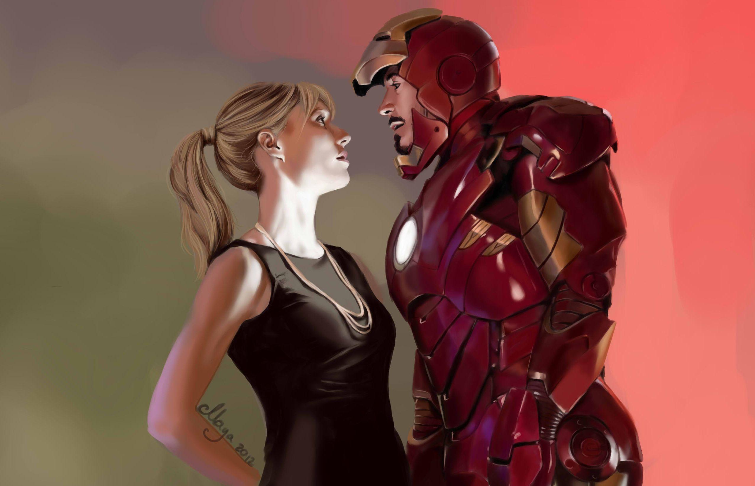 Tony Stark Pepper Fan Art