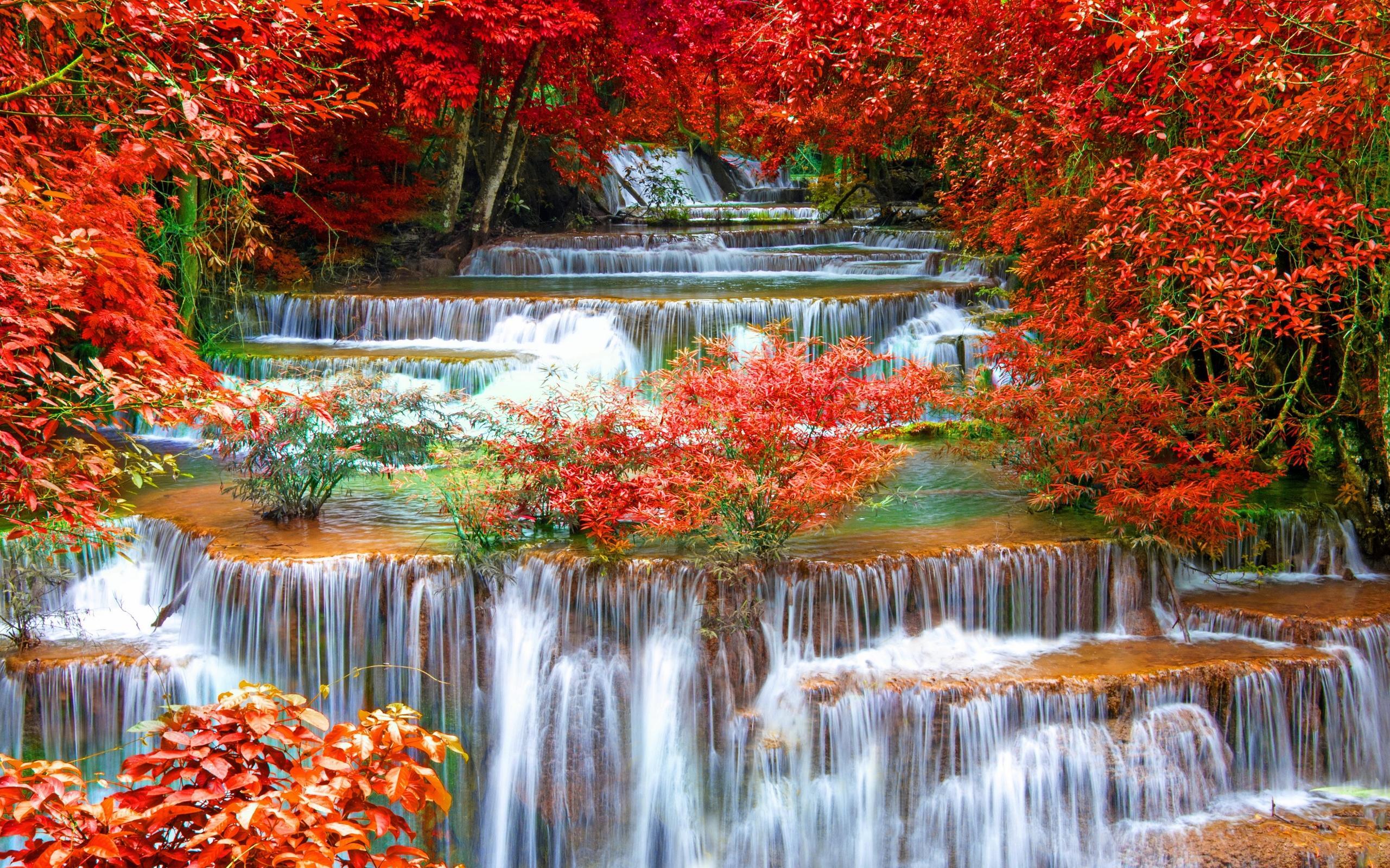 Autumn Waterfalls Wallpapers Wallpaper Cave