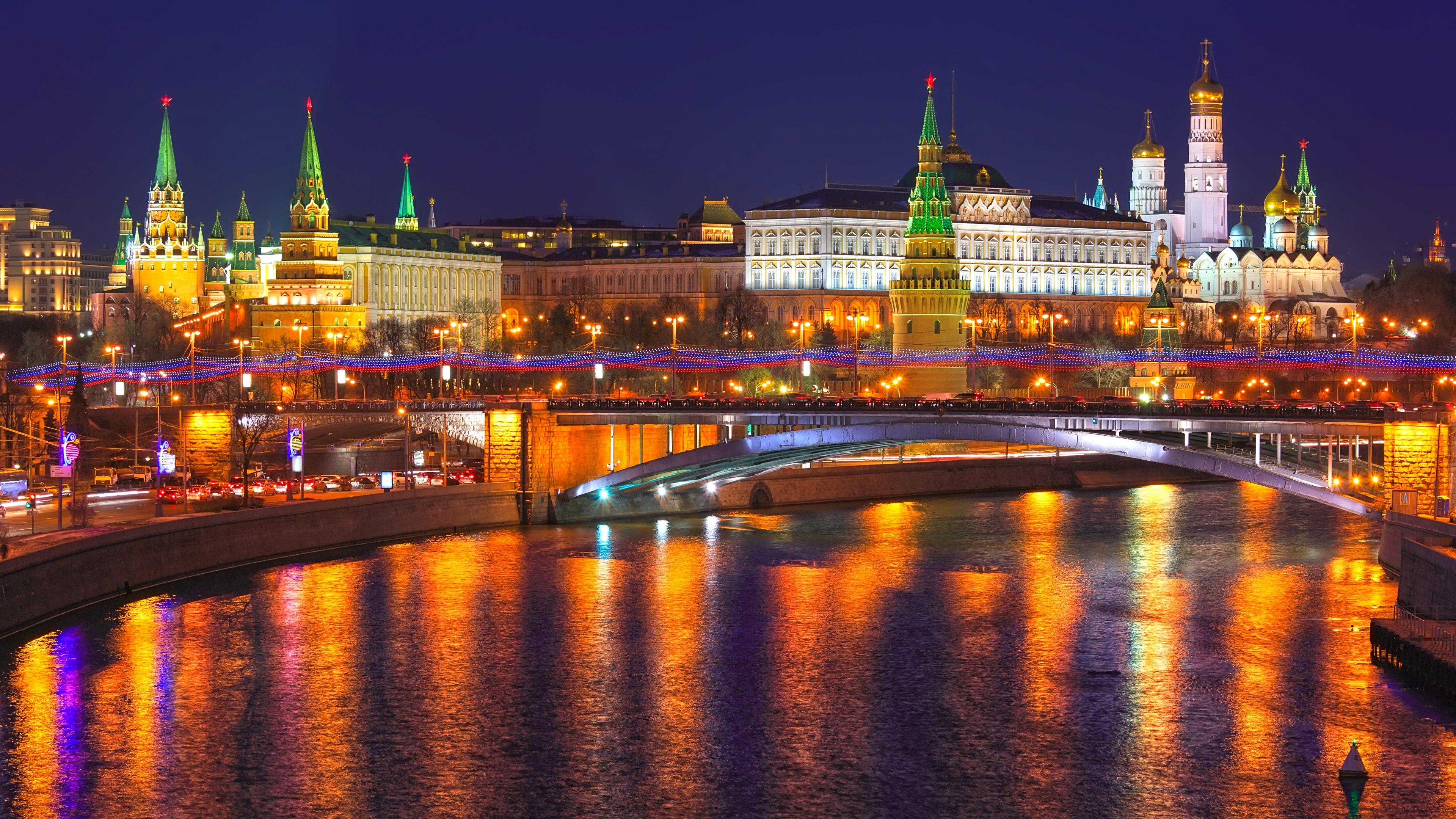 Moscow At Night Wallpapers Wallpaper Cave