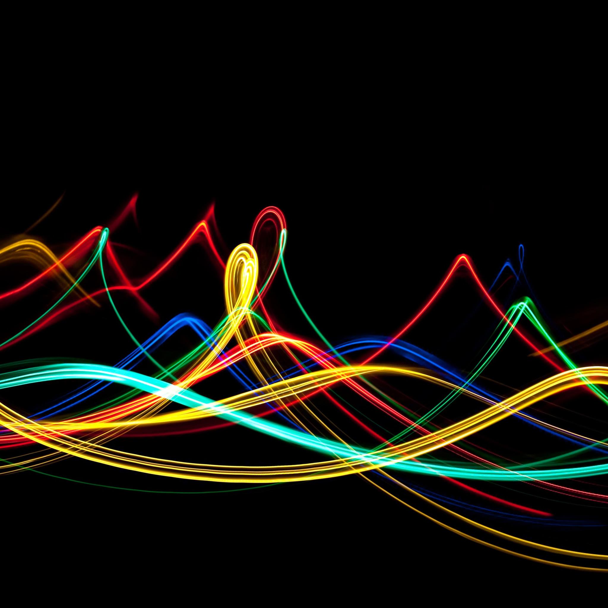 Neon Waves Wallpapers Wallpaper Cave