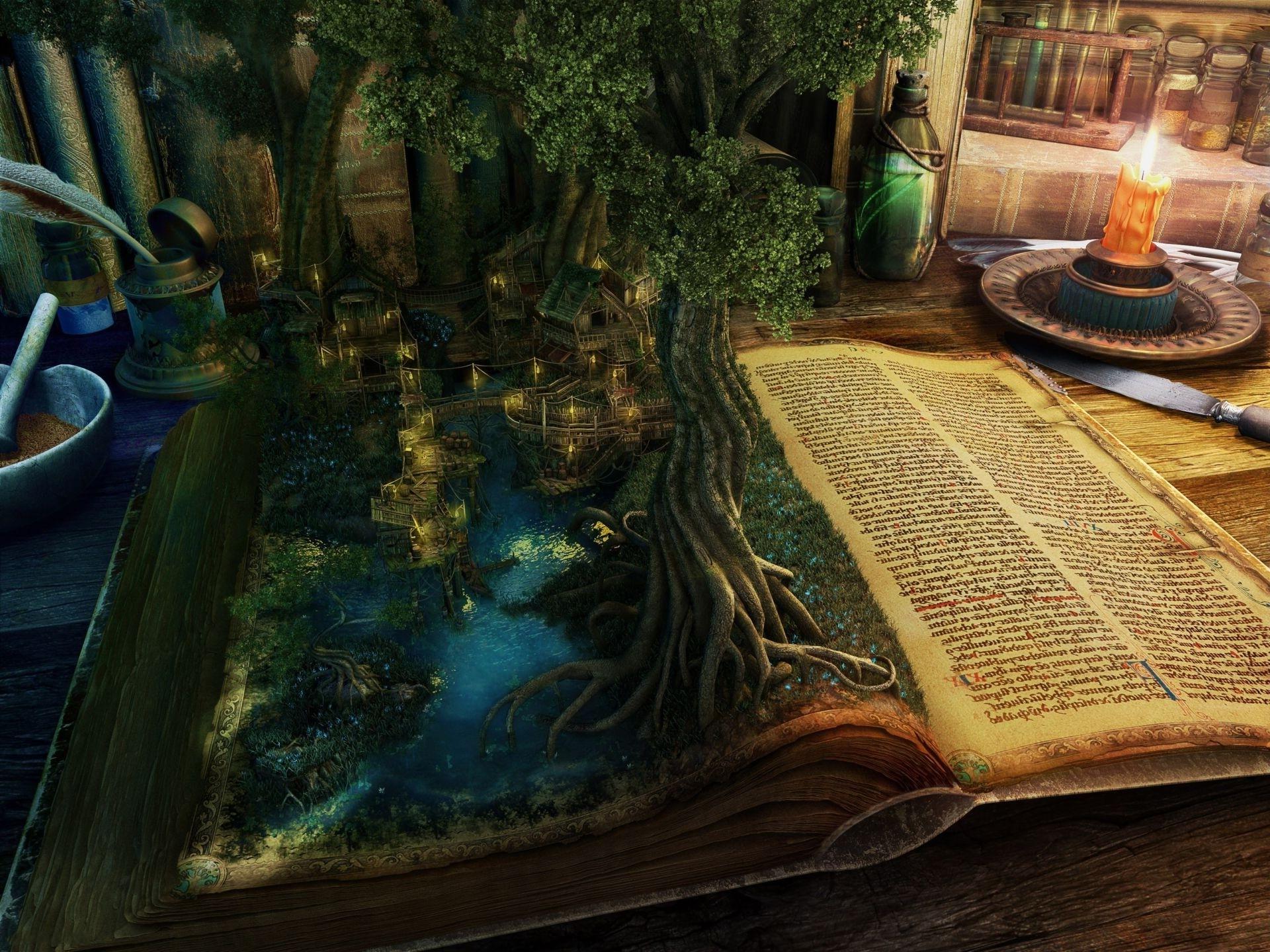 Book Fantasy Wallpapers Wallpaper Cave