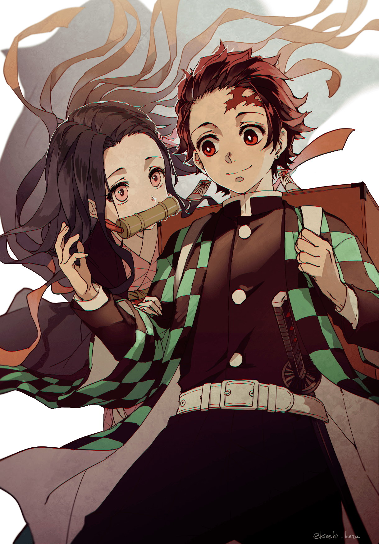 Tanjiro And Nezuko iPhone Wallpapers Wallpaper Cave
