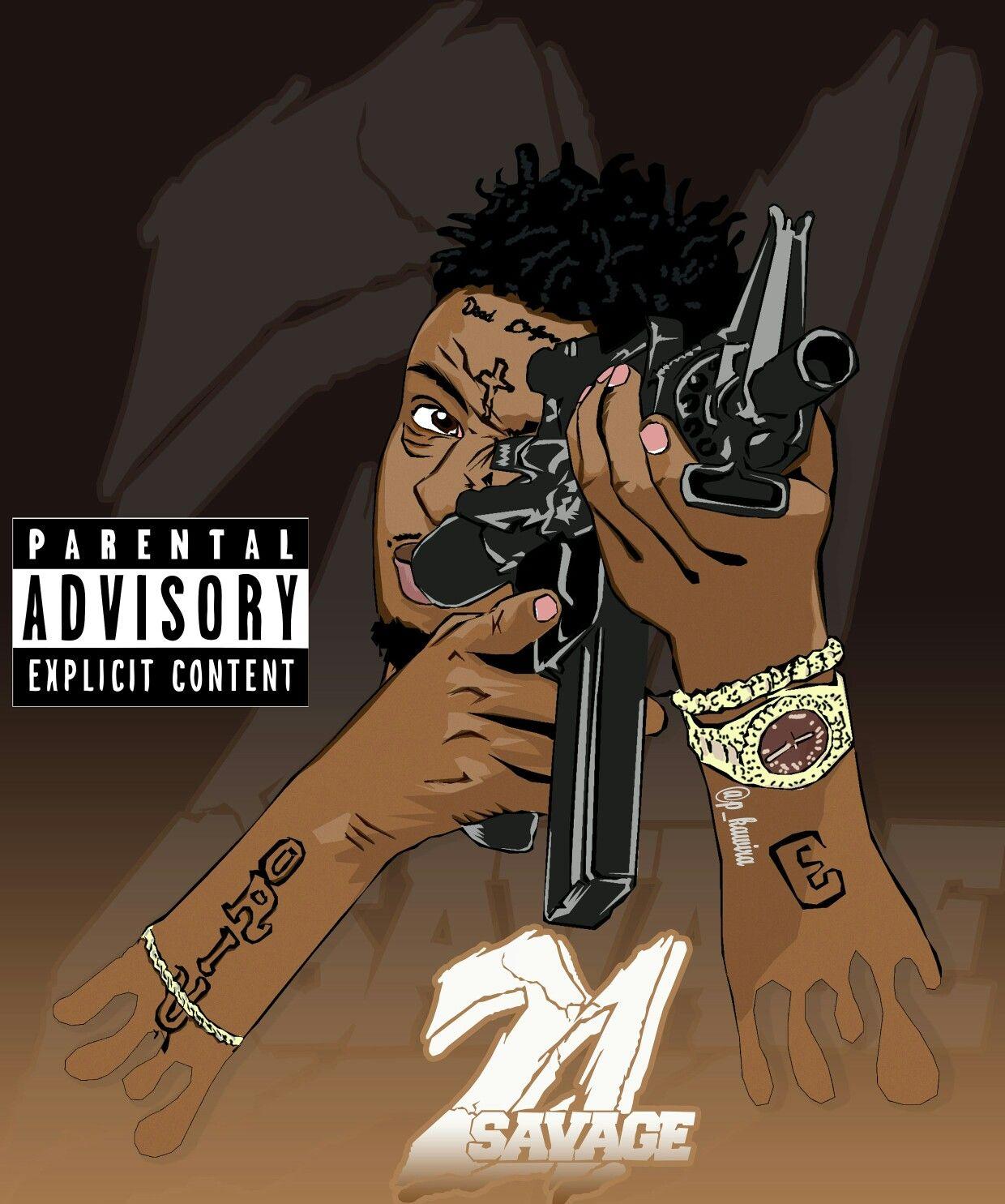 Anime 21 Savage Wallpapers Wallpaper Cave