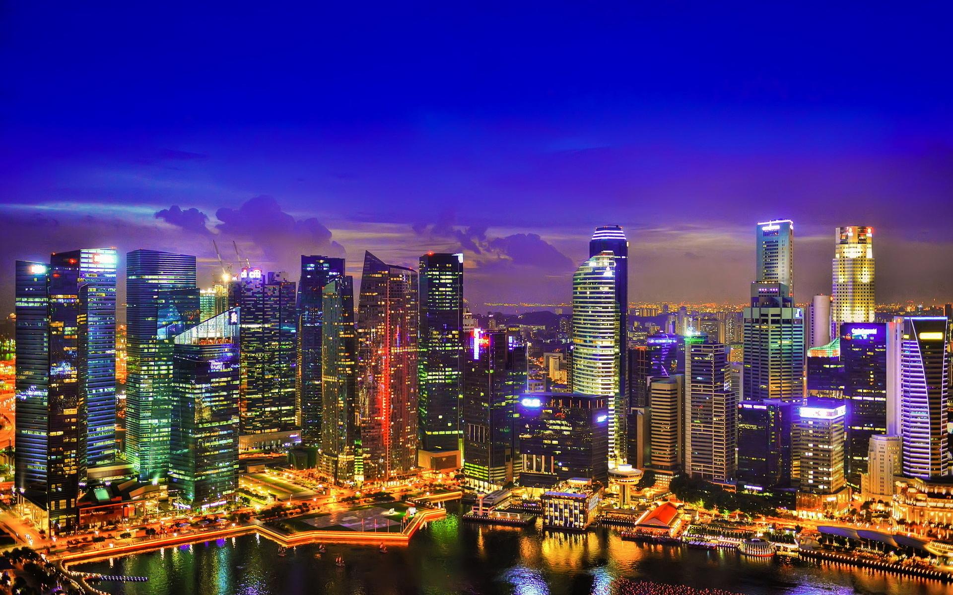 Singapore Skyscrapers Wallpapers Wallpaper Cave