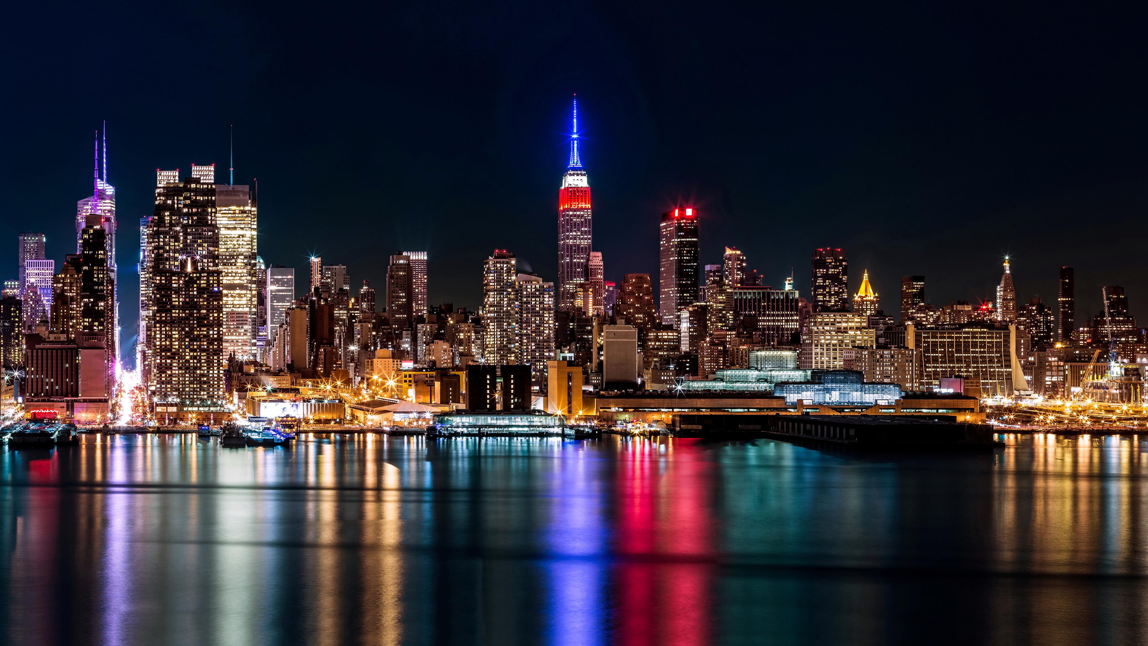 Manhattan New York City Night Wallpapers Wallpaper Cave