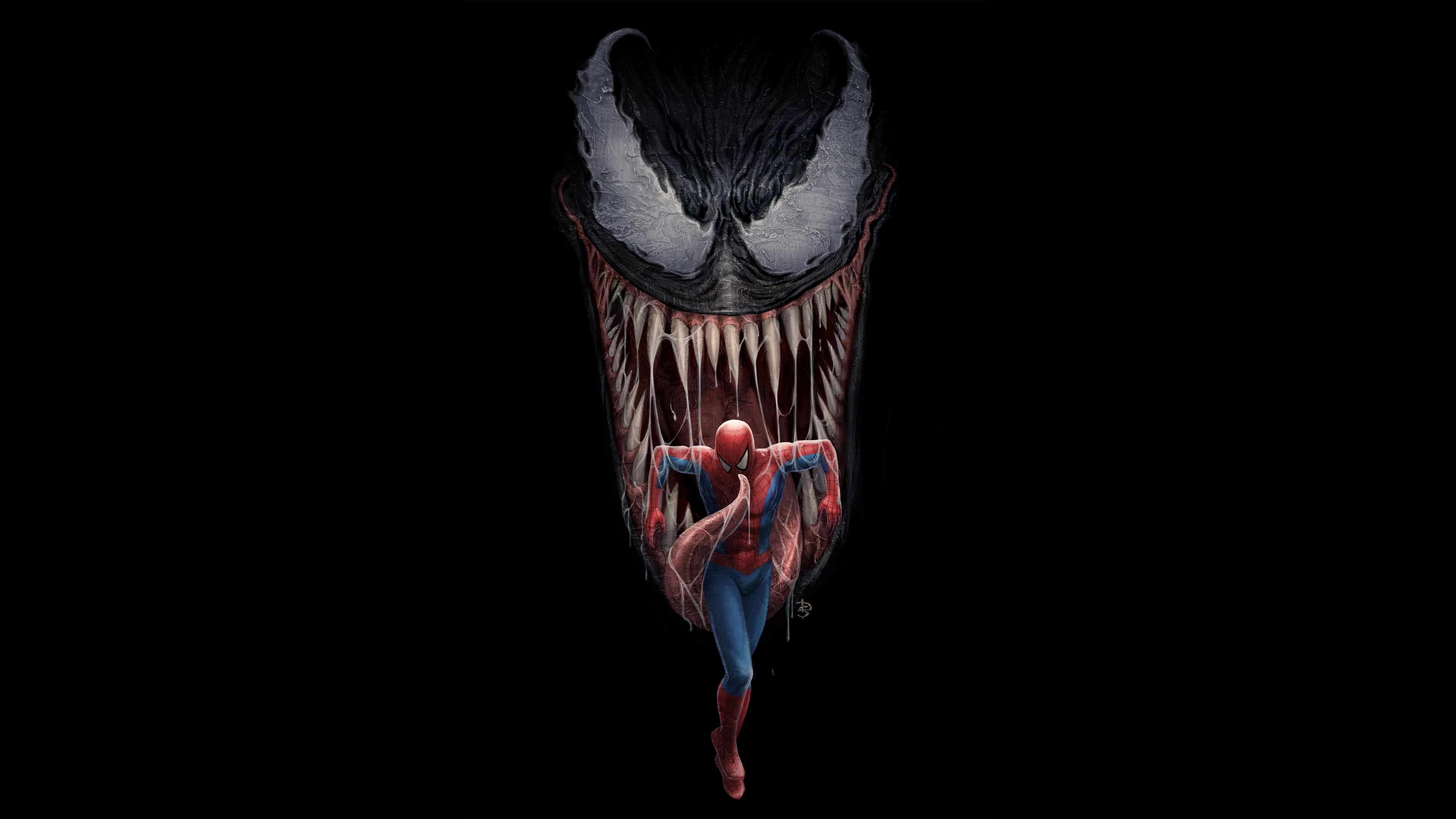 SpiderMan And Venom Wallpapers Wallpaper Cave