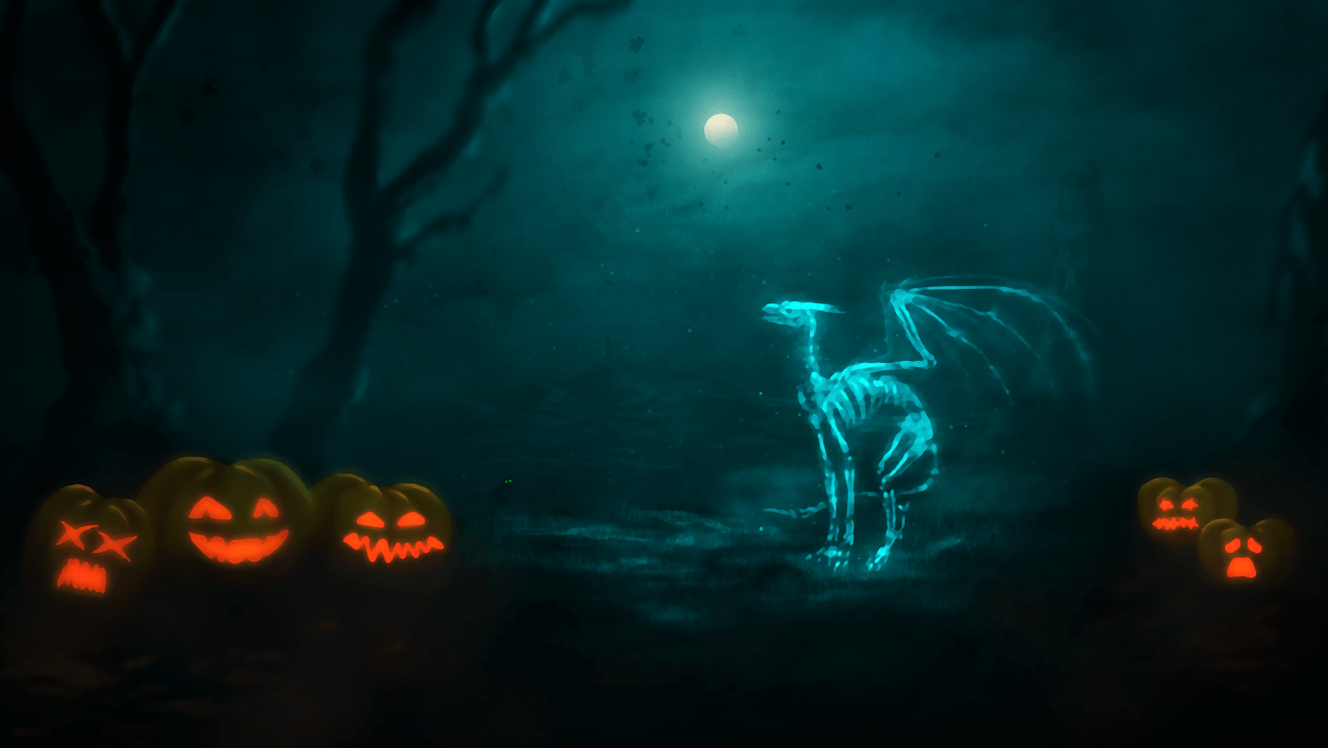 Dragon Halloween Wallpapers Wallpaper Cave