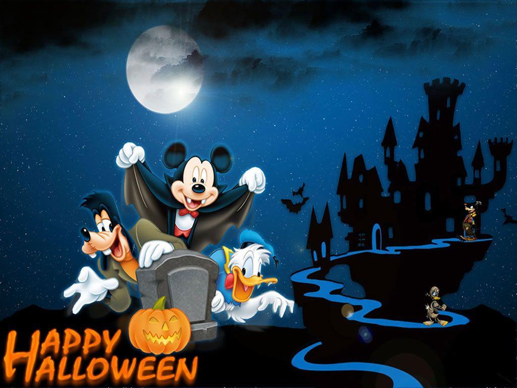 Mickey Mouse Halloween Wallpapers Wallpaper Cave