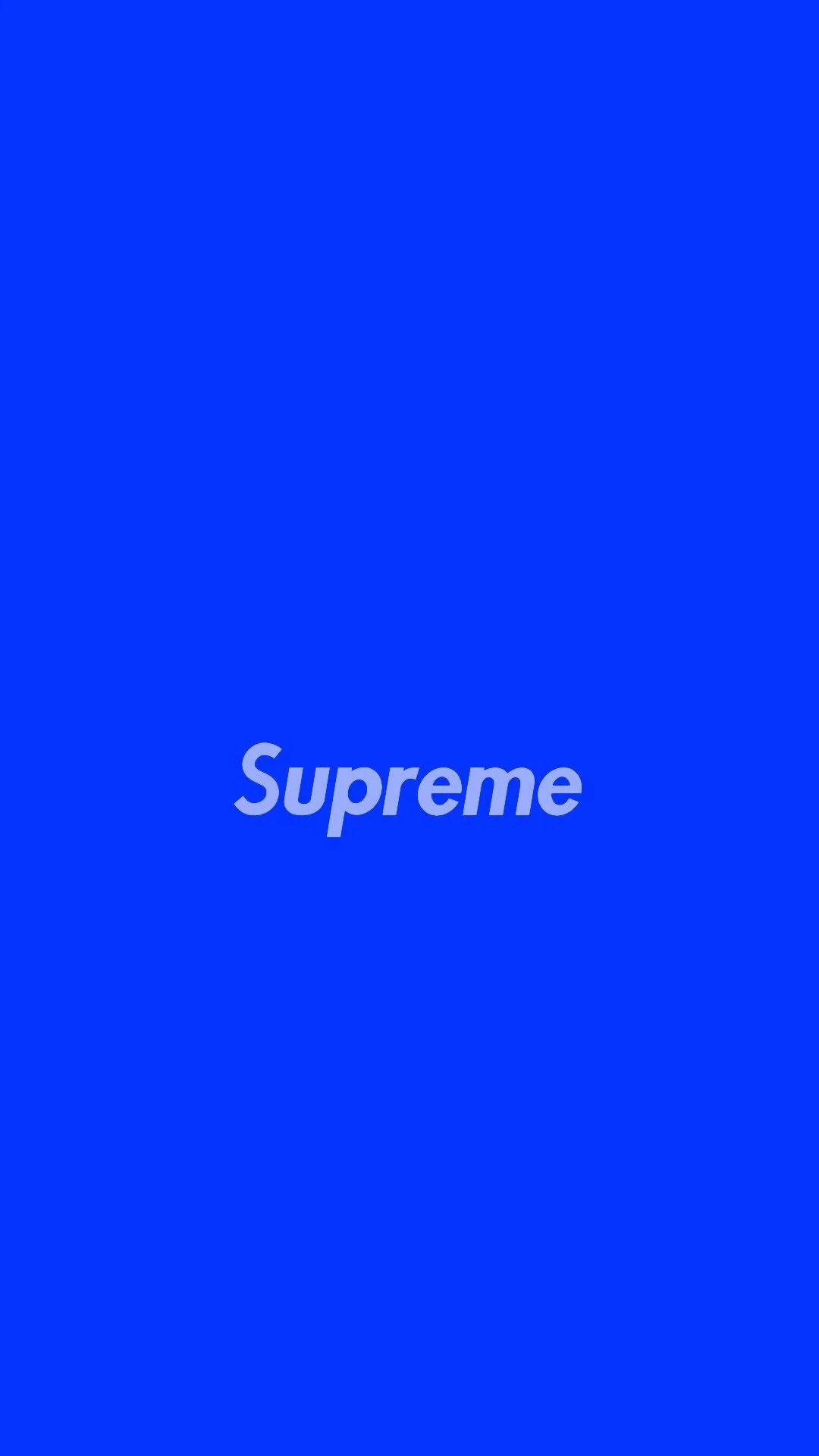 Blue Supreme Wallpapers Wallpaper Cave