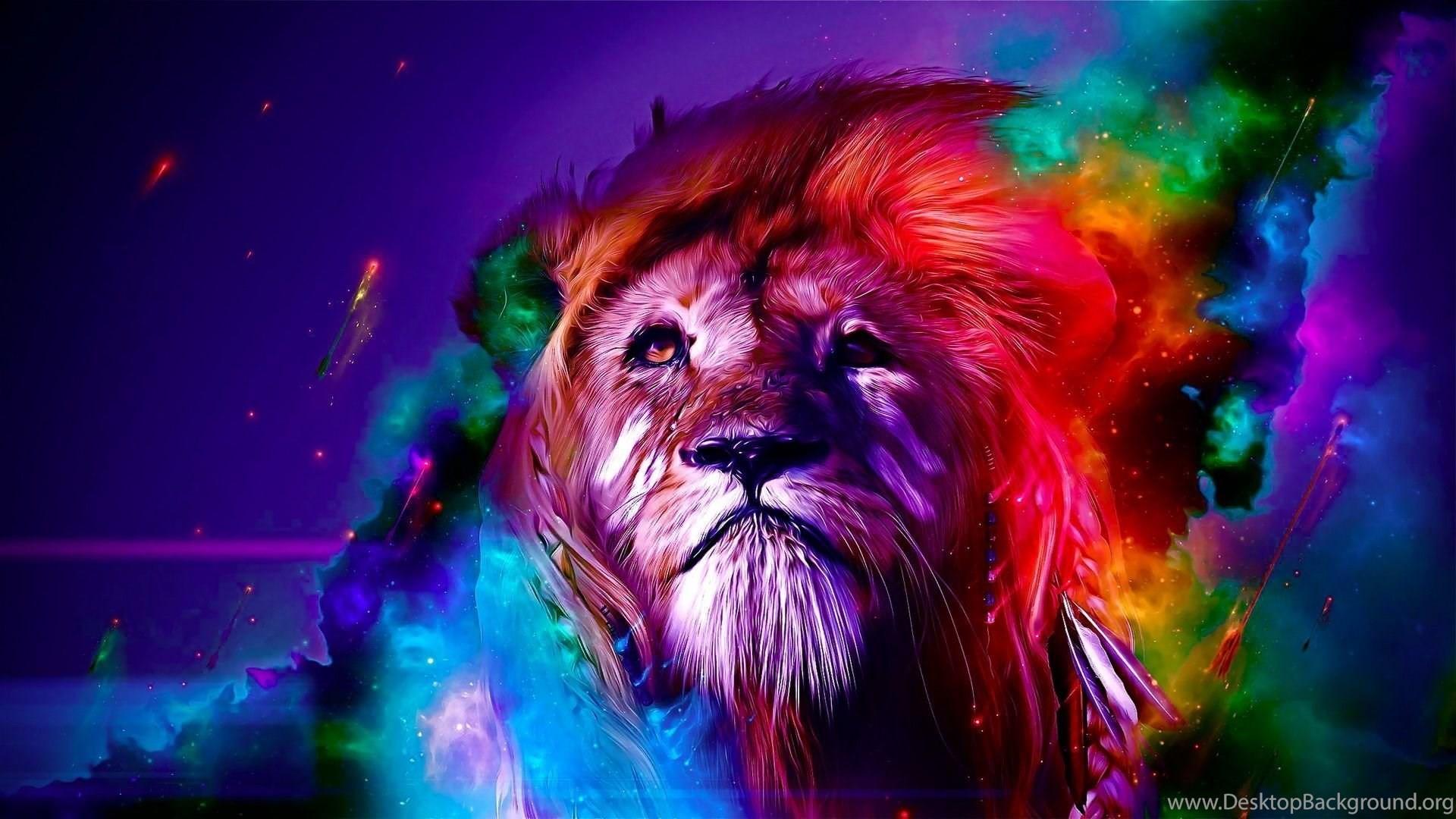 Lion Art Wallpapers Wallpaper Cave
