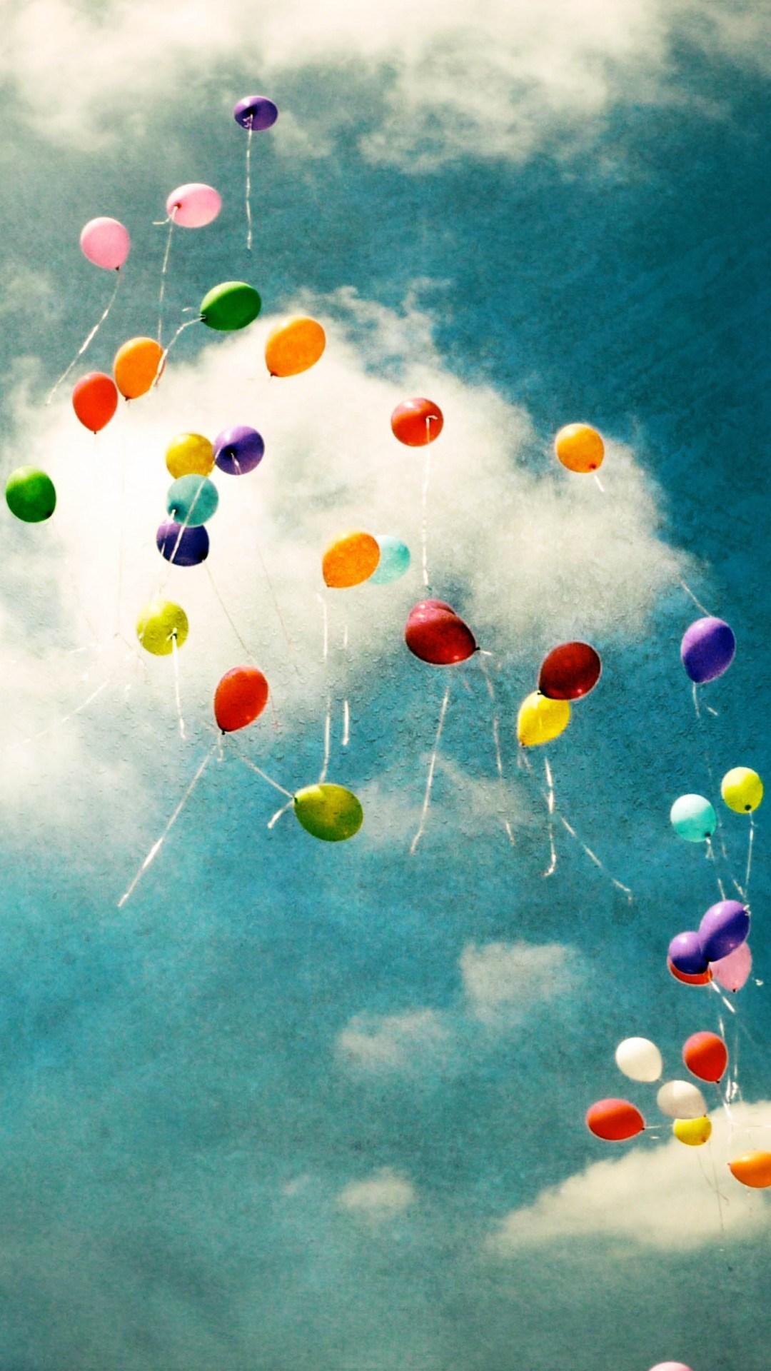 Colorful Balloons In The Sky Wallpapers Wallpaper Cave