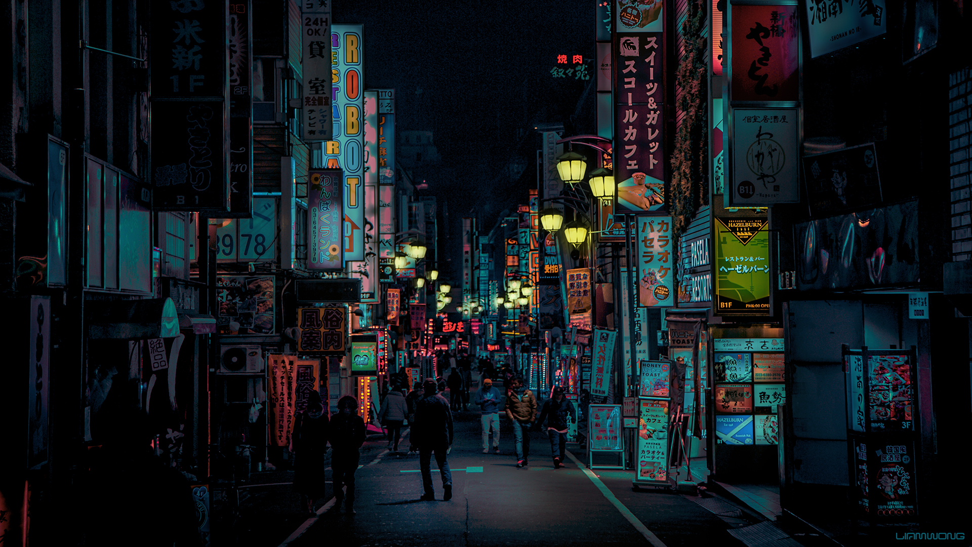 Aesthetic Japan Nightlife Wallpapers Wallpaper Cave