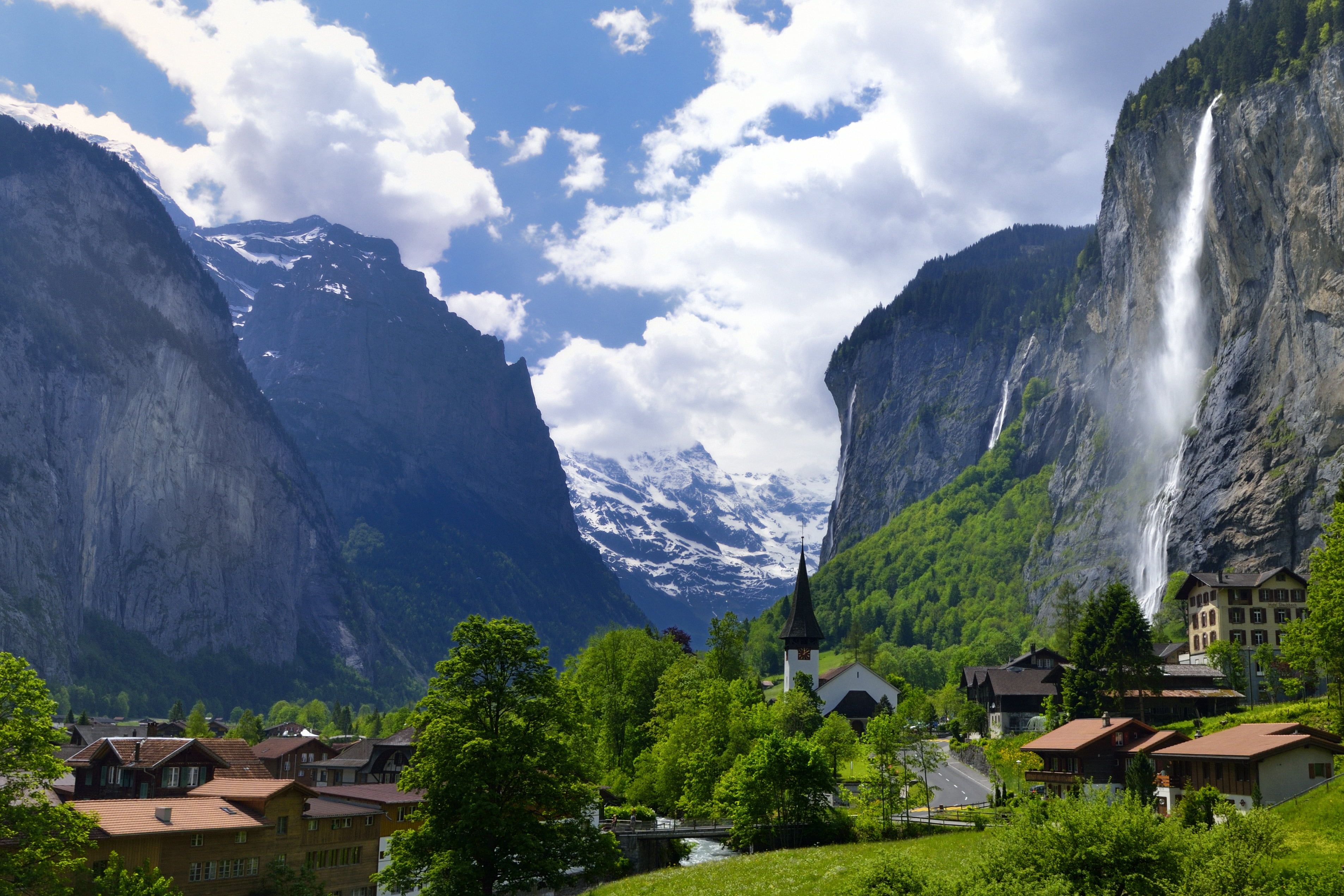 Lauterbrunnen Valley Switzerland Wallpapers Wallpaper Cave