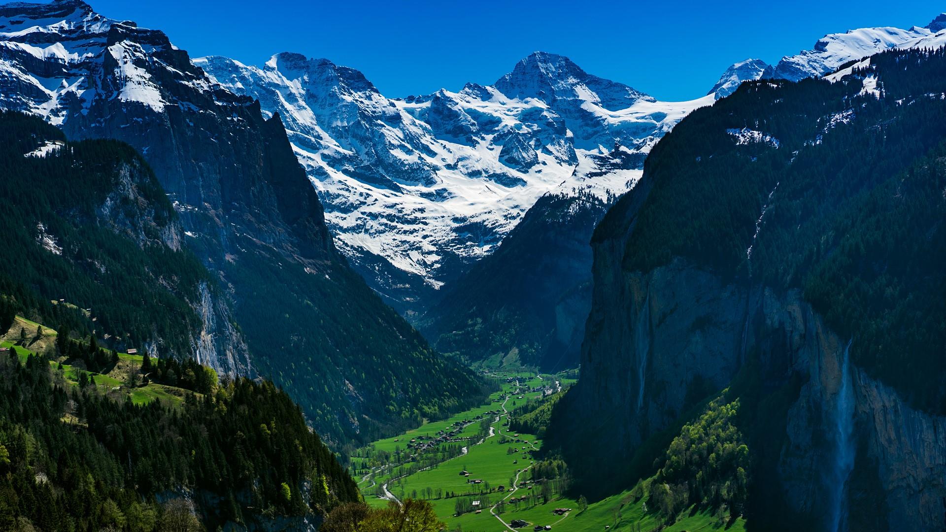 Lauterbrunnen Switzerland Wallpapers Wallpaper Cave