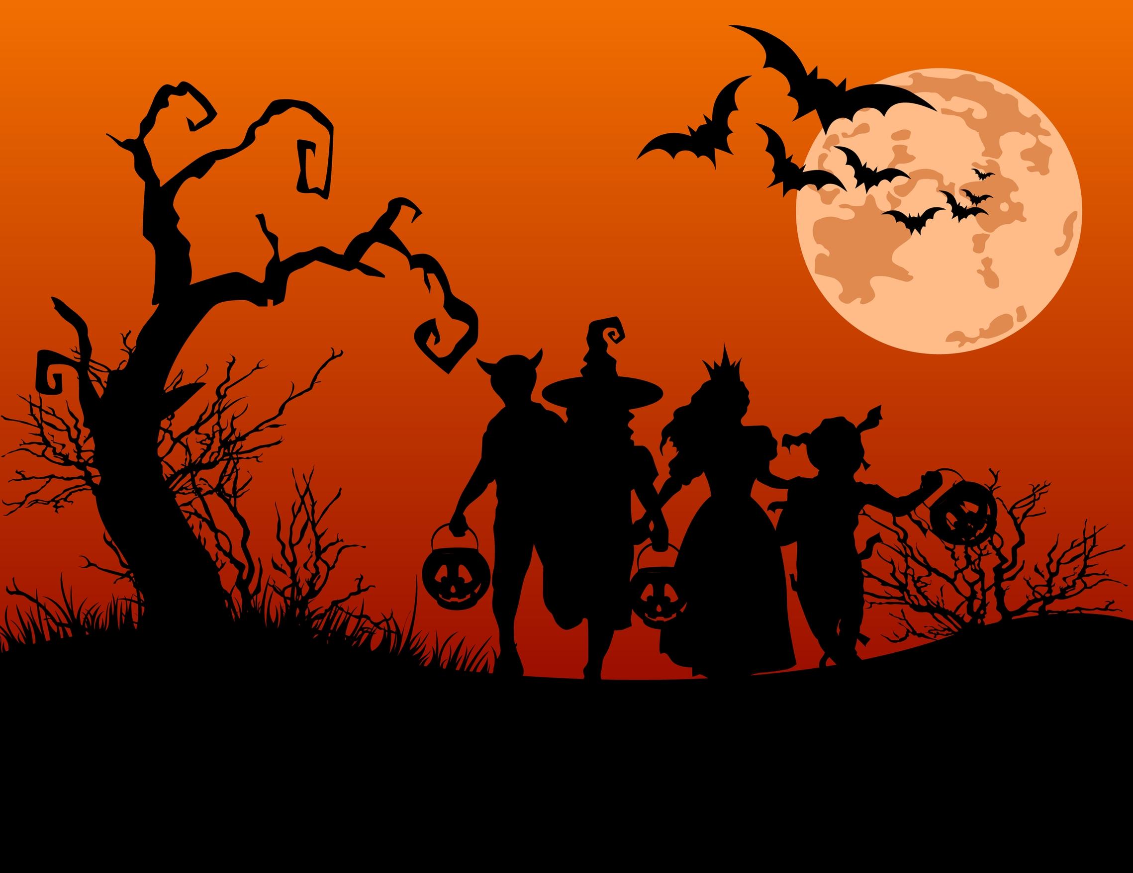 Halloween Orange Wallpapers Wallpaper Cave