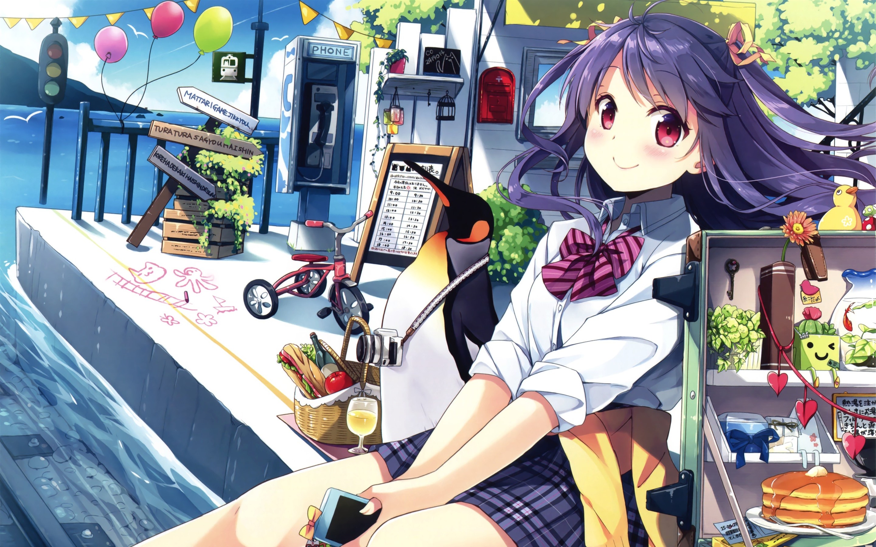 Happy Anime Girl Wallpapers Wallpaper Cave