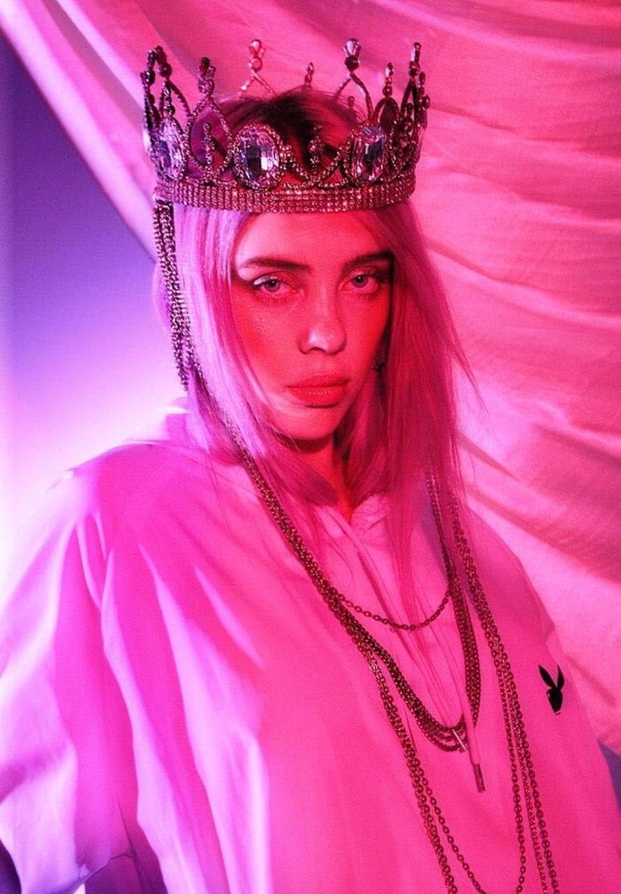 Billie Eilish Pink Wallpapers Wallpaper Cave
