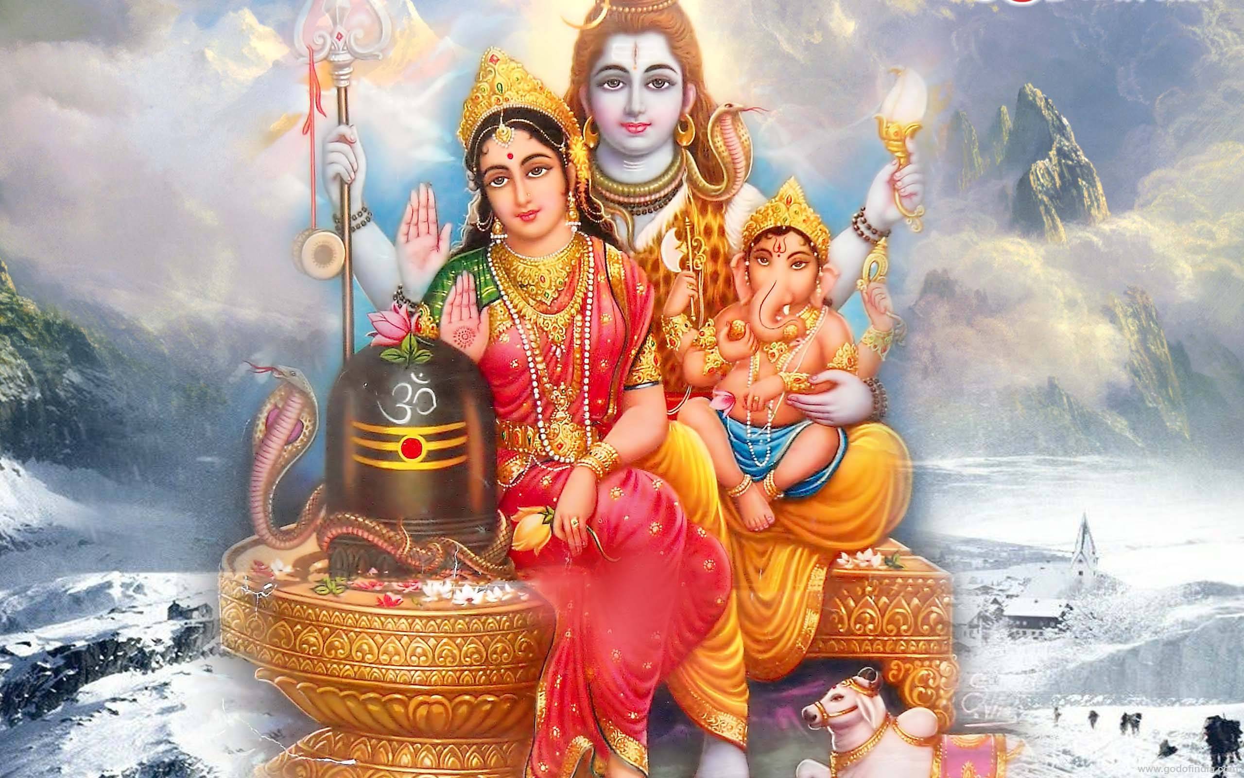 Lord Shiva Family Wallpapers Wallpaper Cave