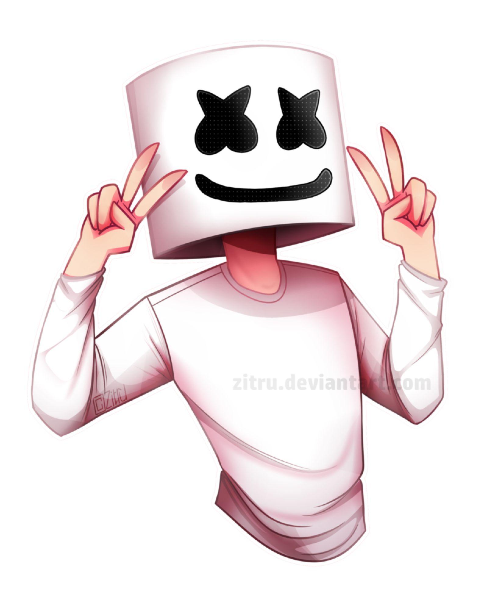 Marshmello Cartoon Wallpapers Wallpaper Cave