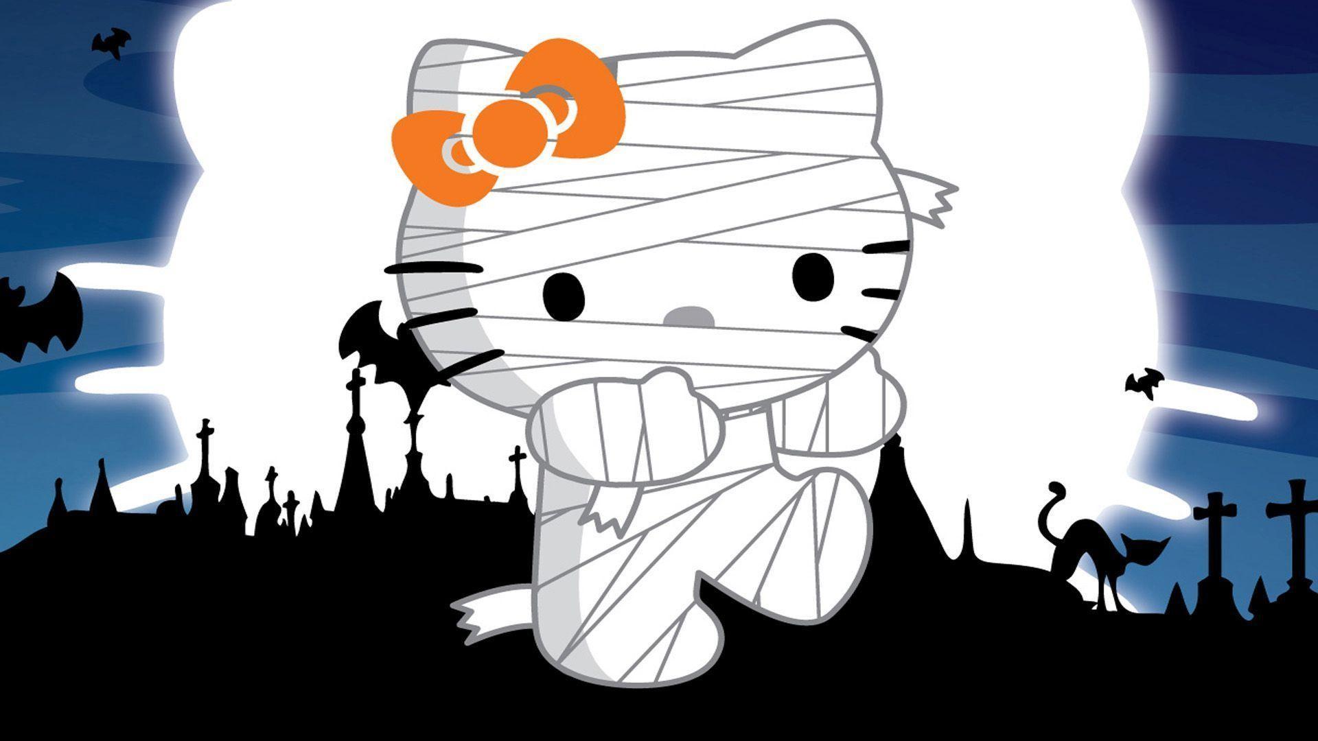 Cute Hello Kitty Halloween Wallpapers Wallpaper Cave