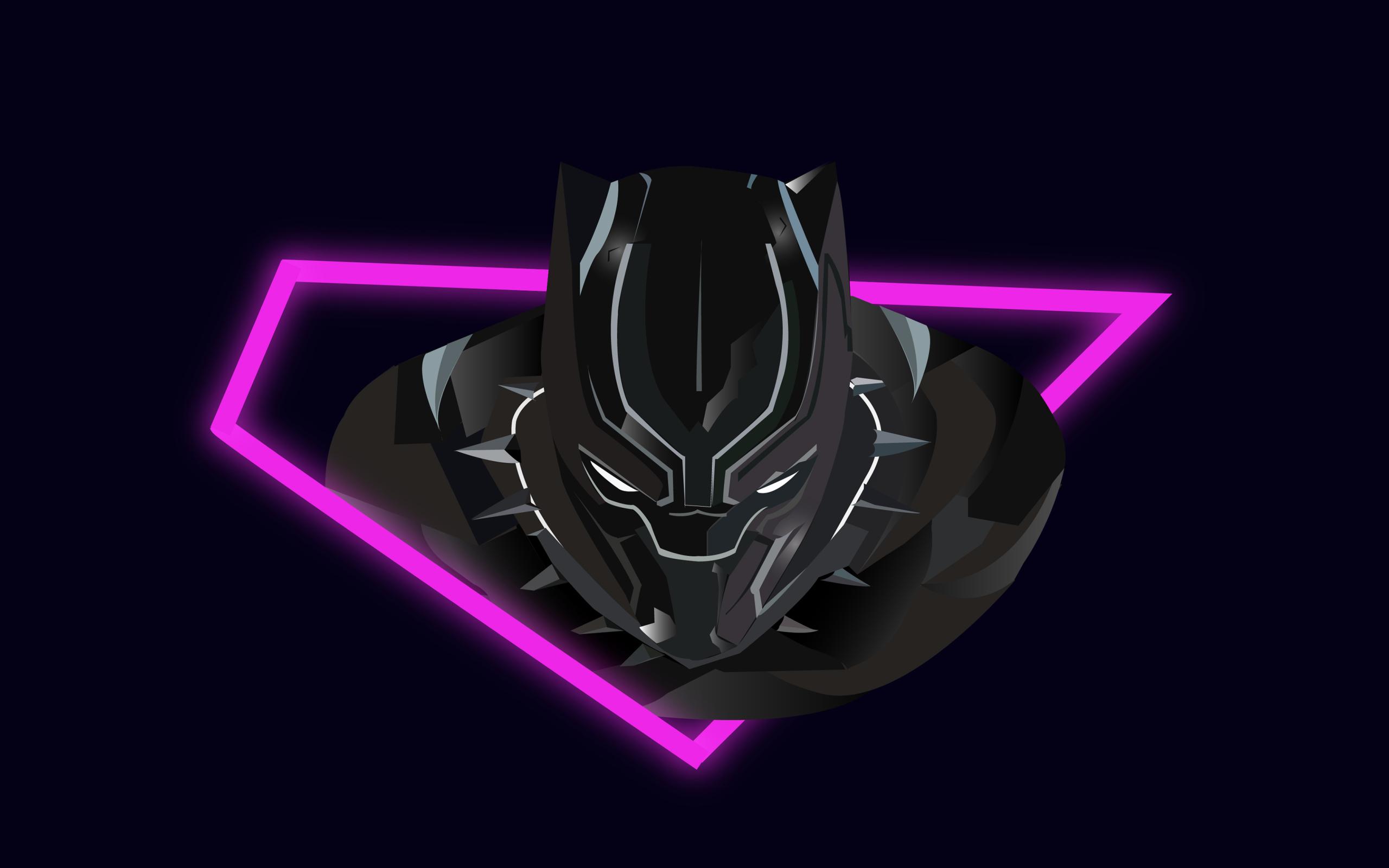 Neon Black Panther Wallpapers Wallpaper Cave