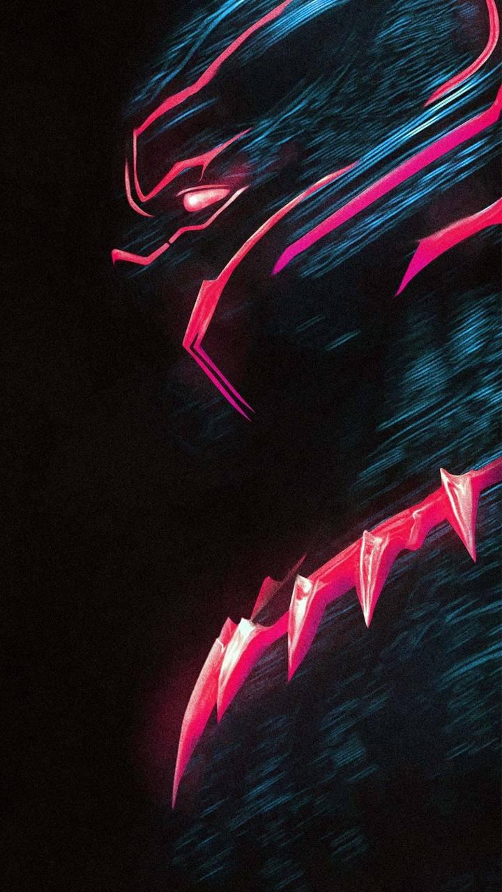 Neon Black Panther Wallpapers Wallpaper Cave
