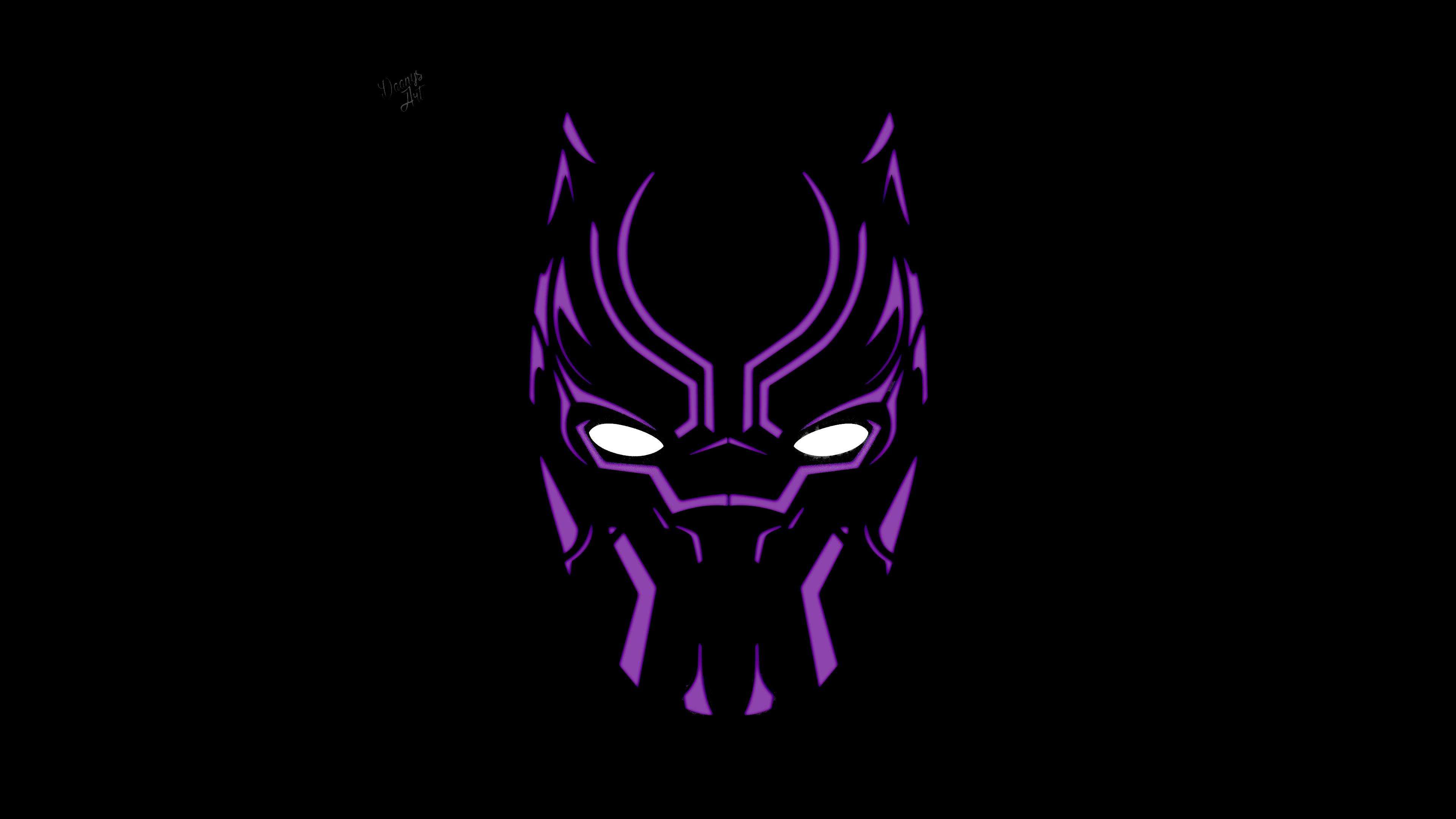 Neon Black Panther Wallpapers Wallpaper Cave