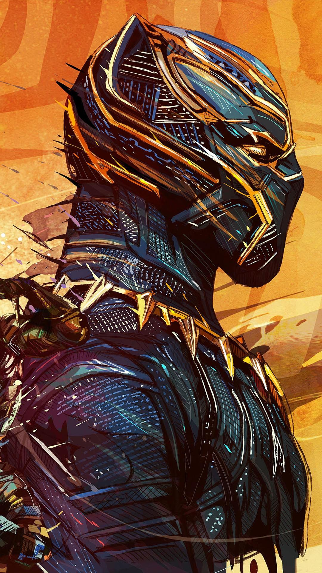 Neon Black Panther Wallpapers Wallpaper Cave