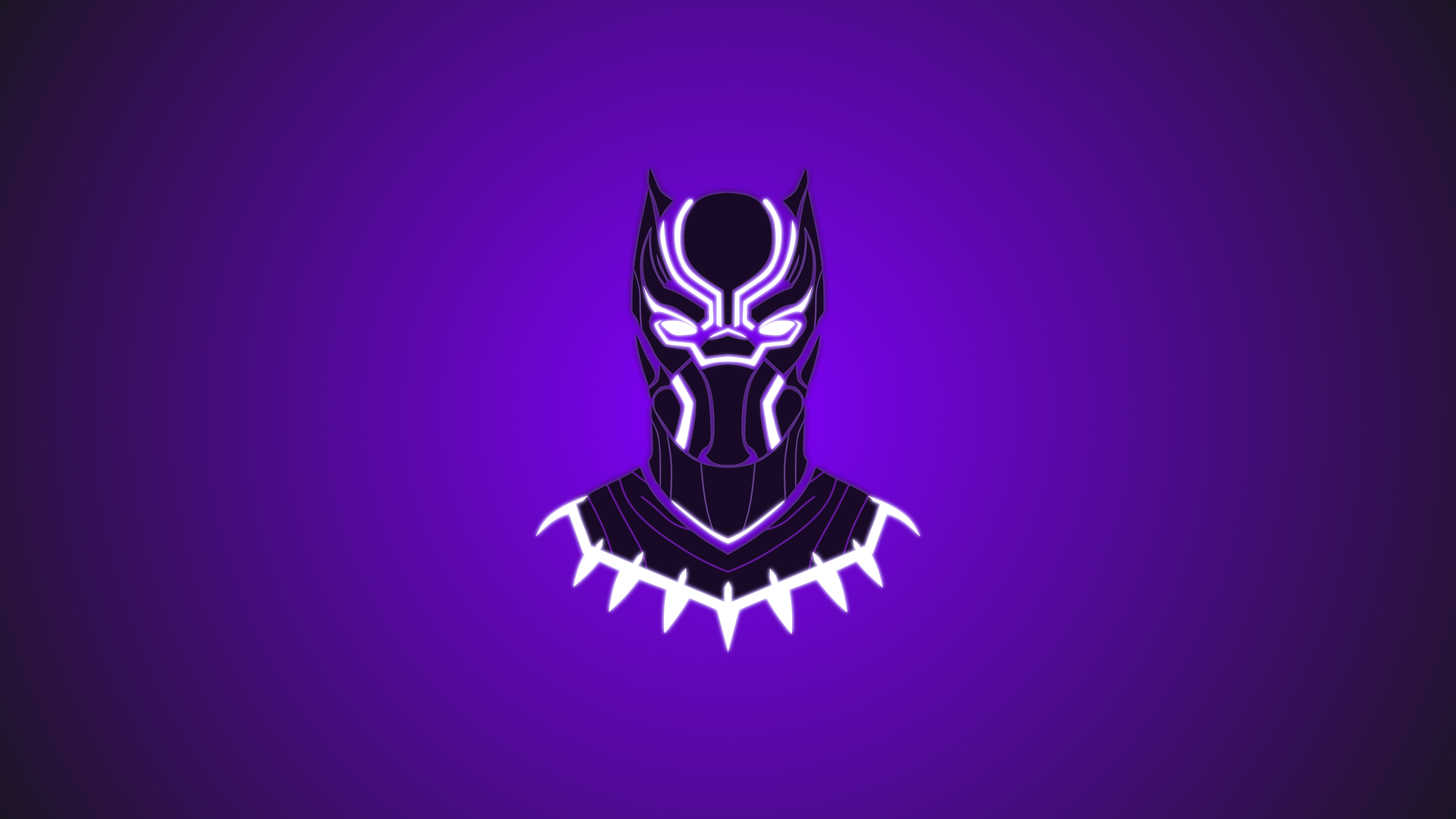 Neon Black Panther Wallpapers Wallpaper Cave