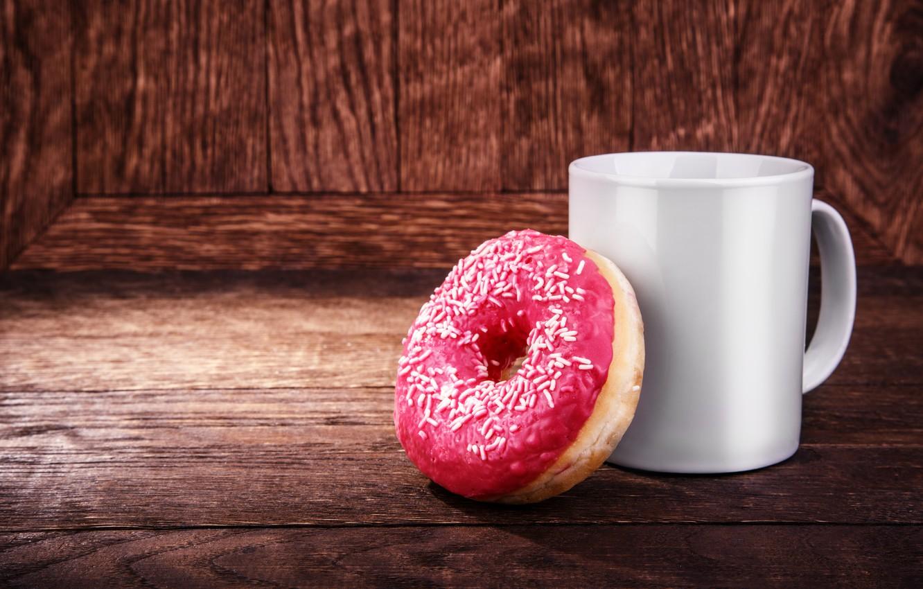 Coffee With A Donut Wallpapers Wallpaper Cave