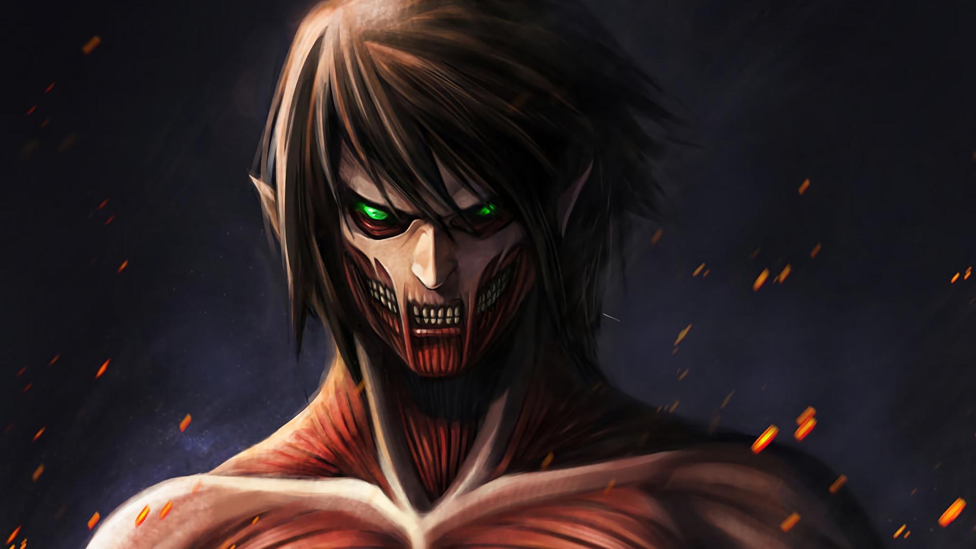 Eren Titan Wallpaper Fond ecran anime