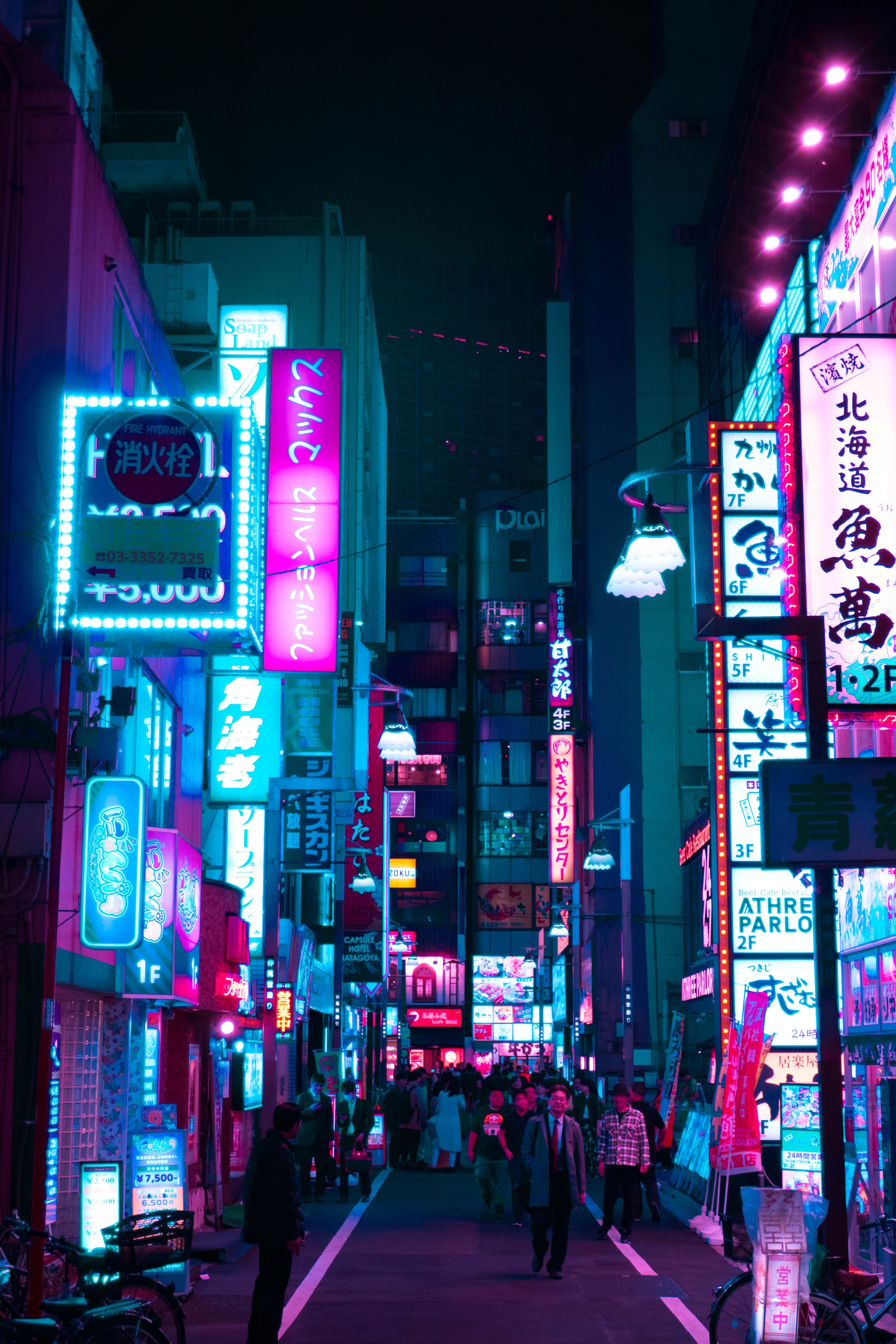 Tokyo Neon Wallpapers Wallpaper Cave