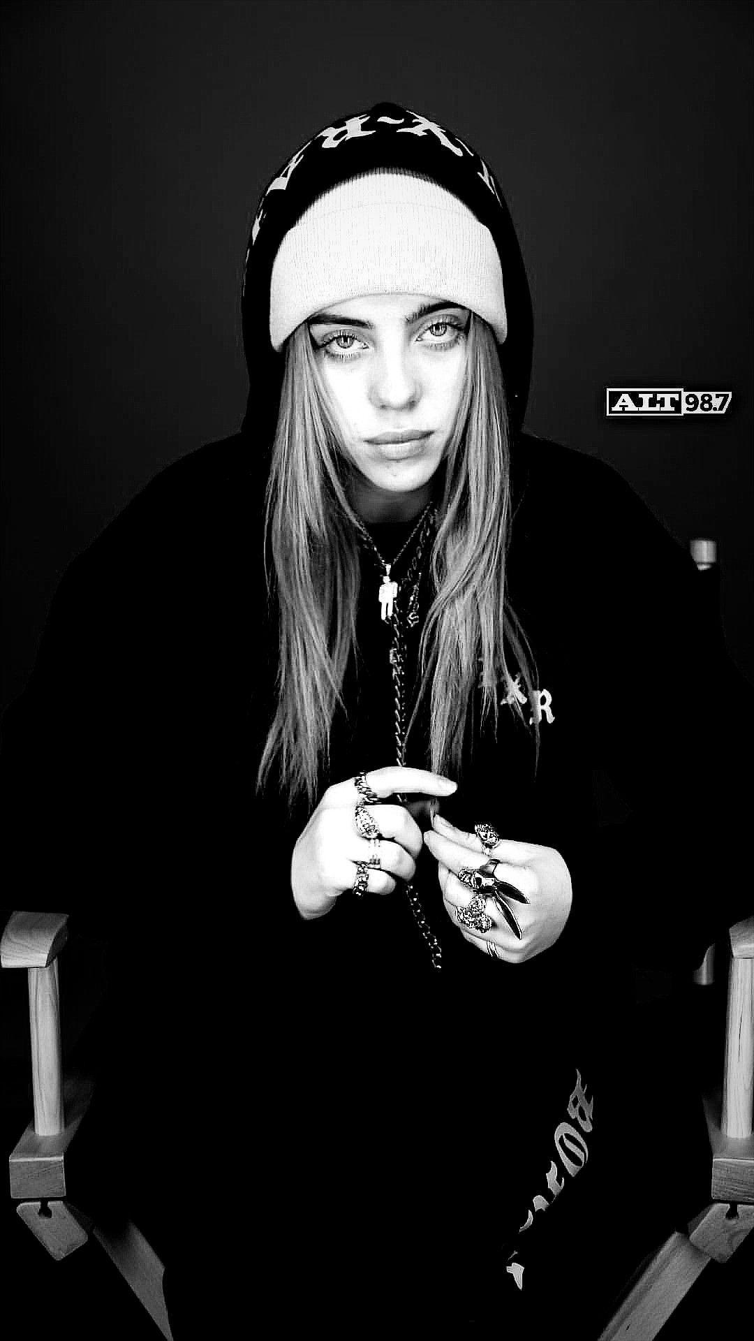 Billie Eilish Black And White Wallpapers Wallpaper Cave