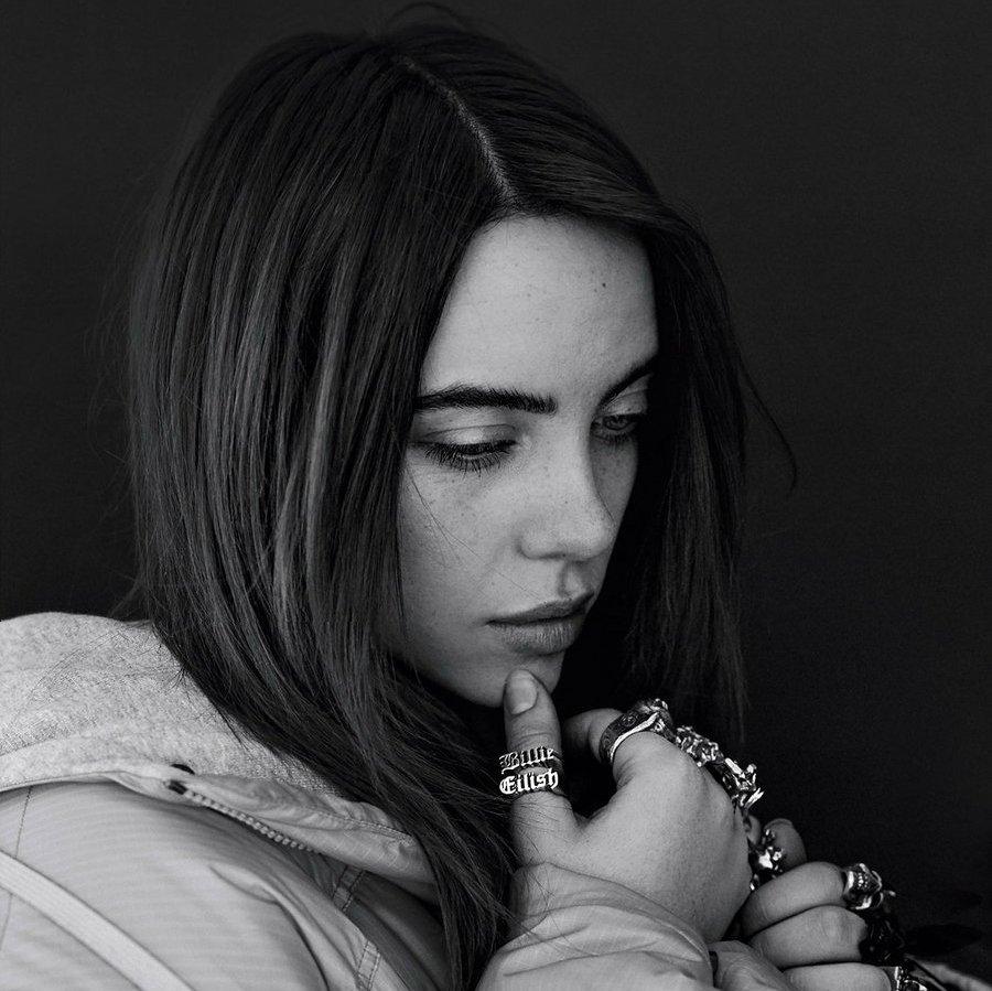Billie Eilish Black And White Desktop Wallpapers Wallpaper Cave