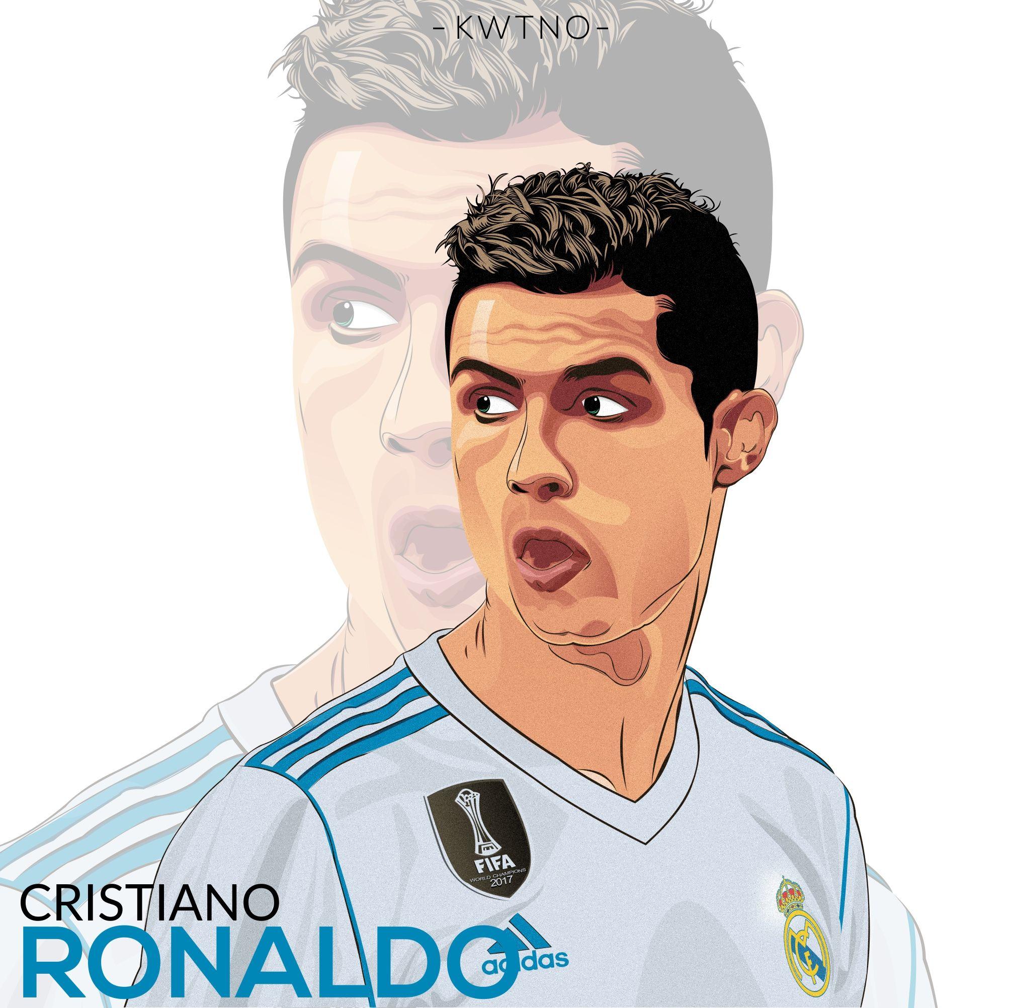 Cristiano Ronaldo Cartoons Behance Wallpapers Wallpaper Cave