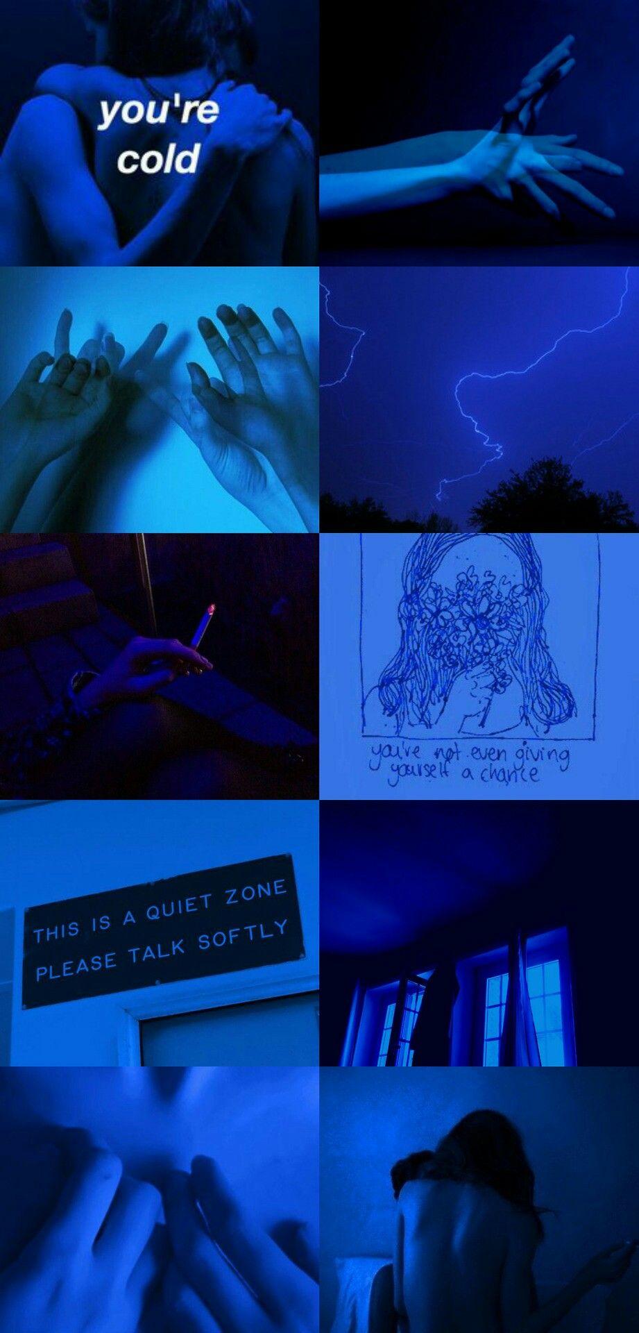 Blue Sad Aesthetic Wallpapers Wallpaper Cave