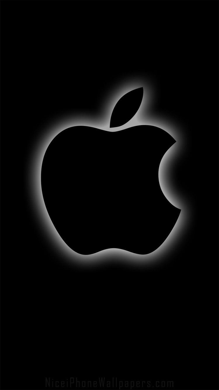Black Apple Iphone Wallpaper
