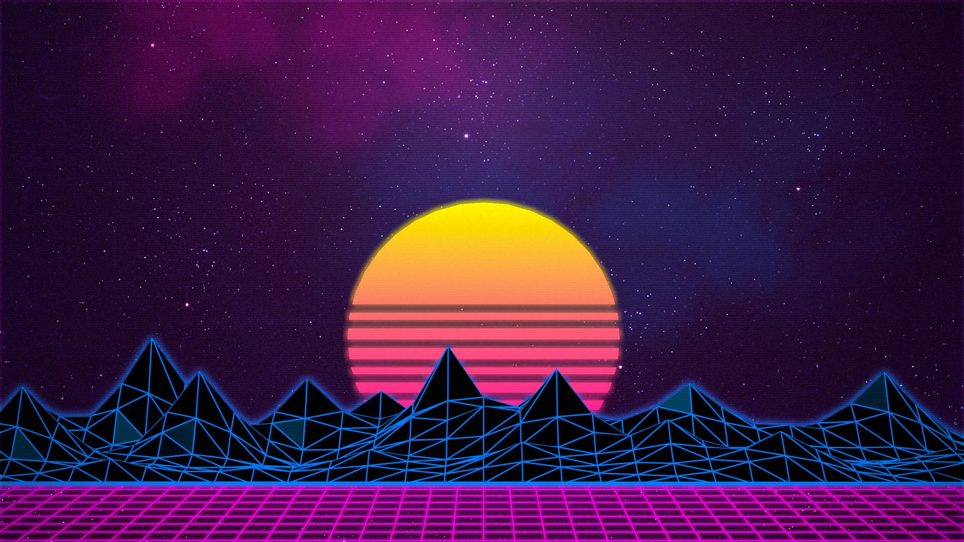 Retro Neon Wallpapers Wallpaper Cave